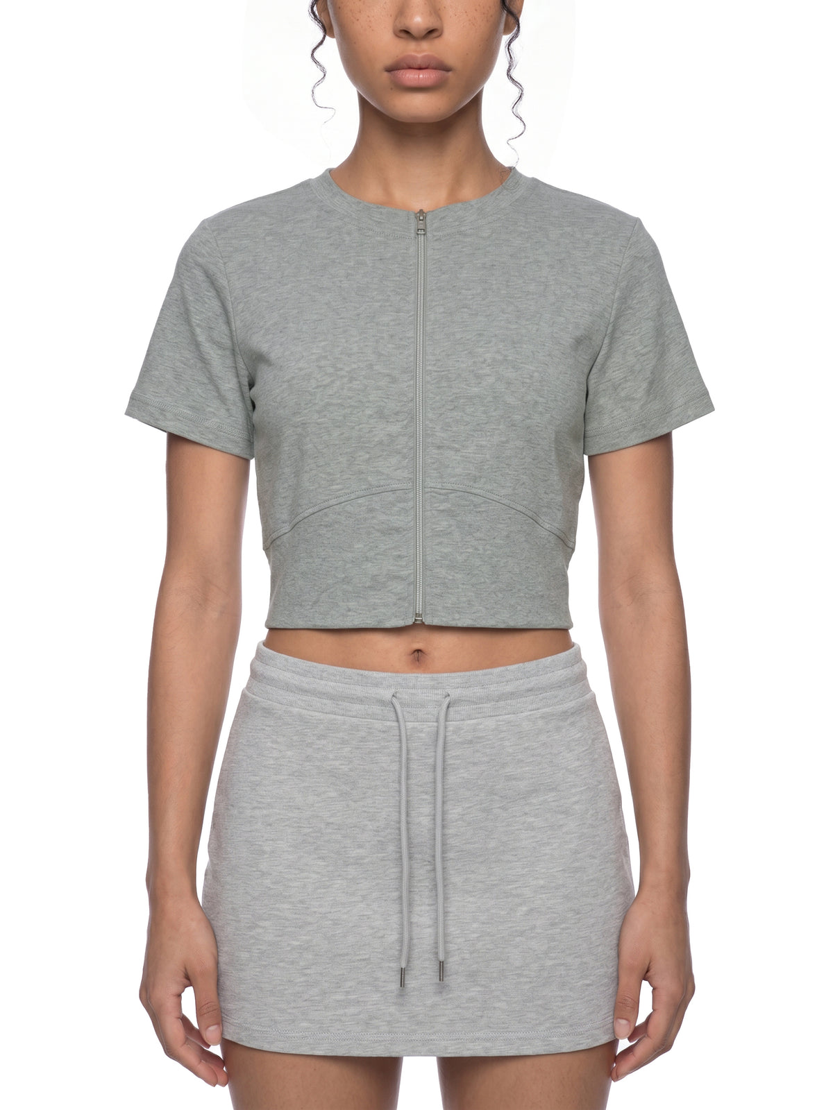 T-shirt Crop z Zamkiem – Nowrocky™ — detal 6