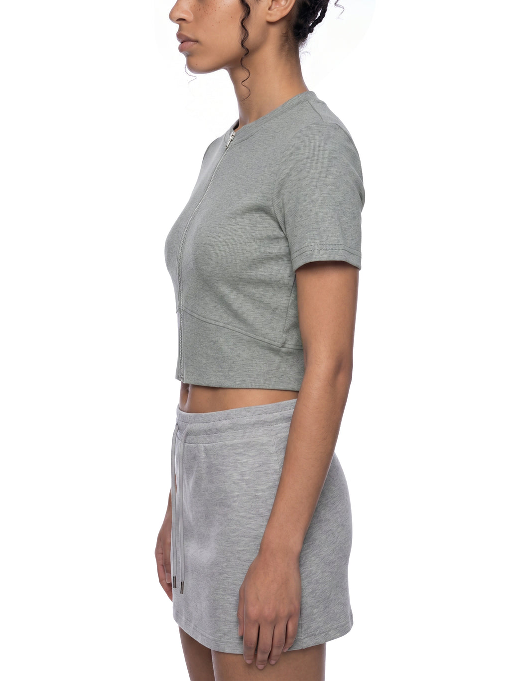 T-shirt Crop z Zamkiem – Nowrocky™ — detal 7