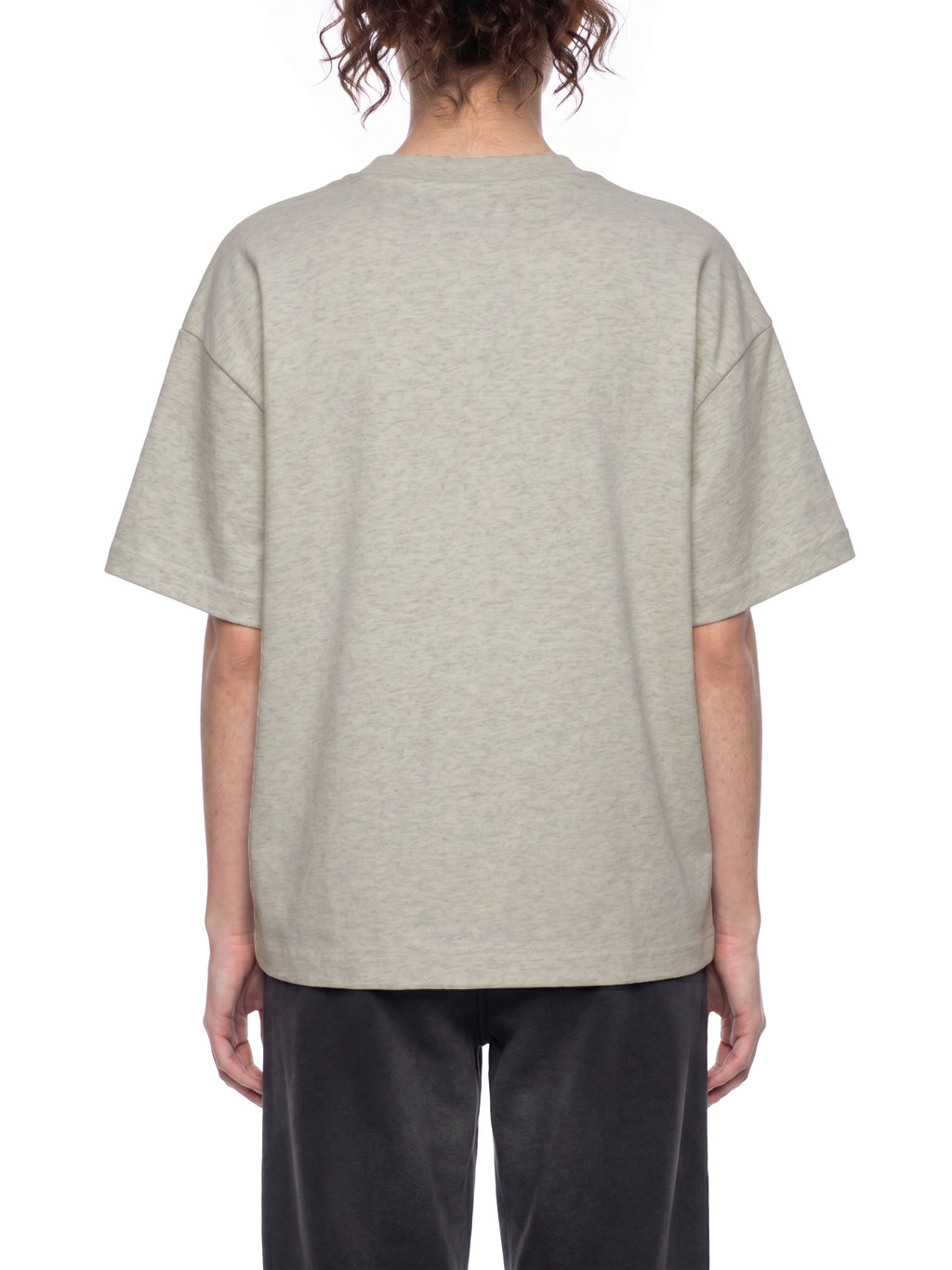 T-shirt Heavyweight Boxy Crop – Nowrocky™ — plecy i szerokość ramion z bliska