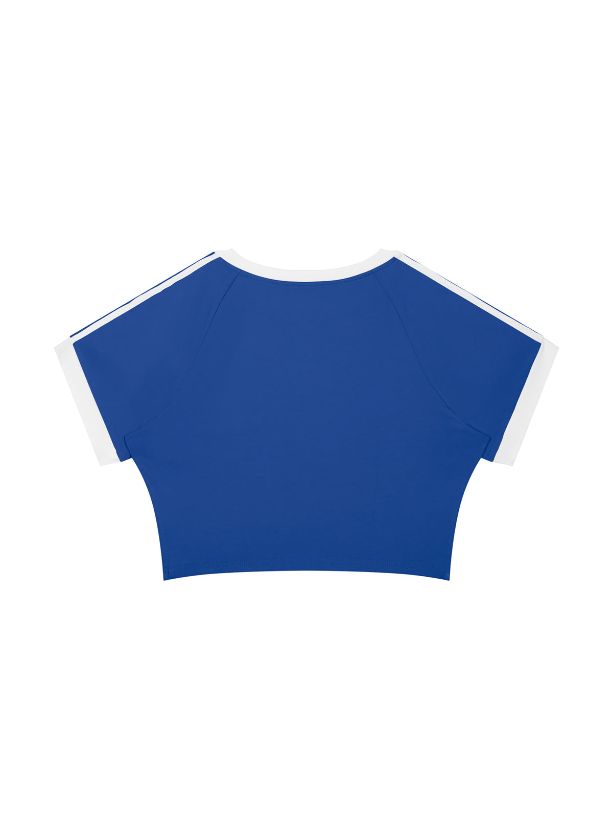 T-shirt Damski Raglan Crop Contrast Tape – Nowrocky™ — zestawienie kolorów w zbliżeniu