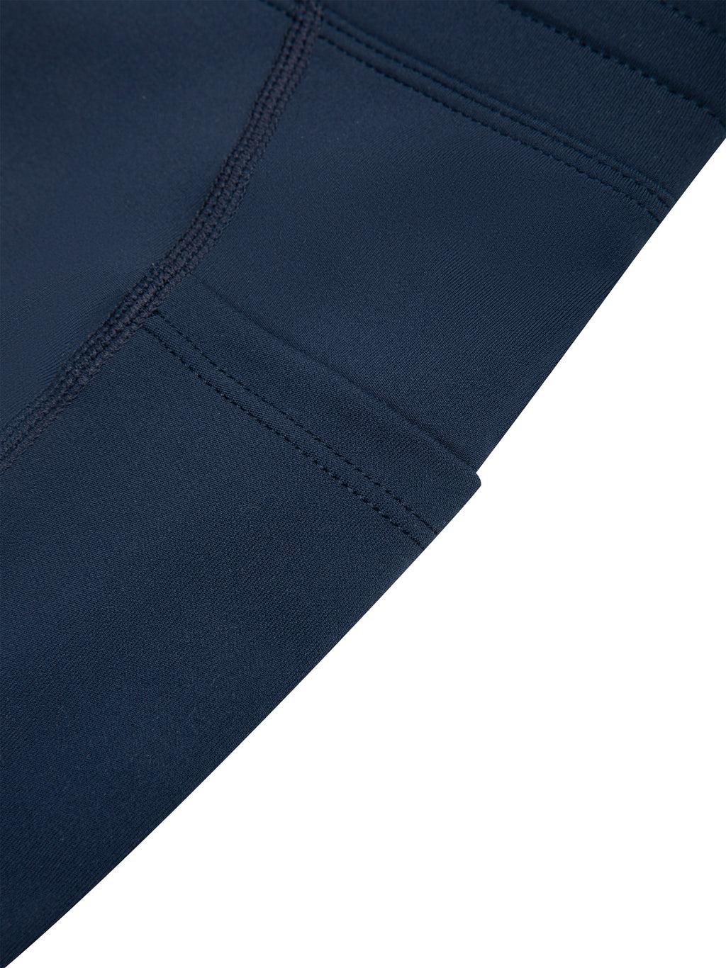 Szorty Color Block Wysoki Stan – Nowrocky™ — szew kroku i wewnętrzne wykończenie