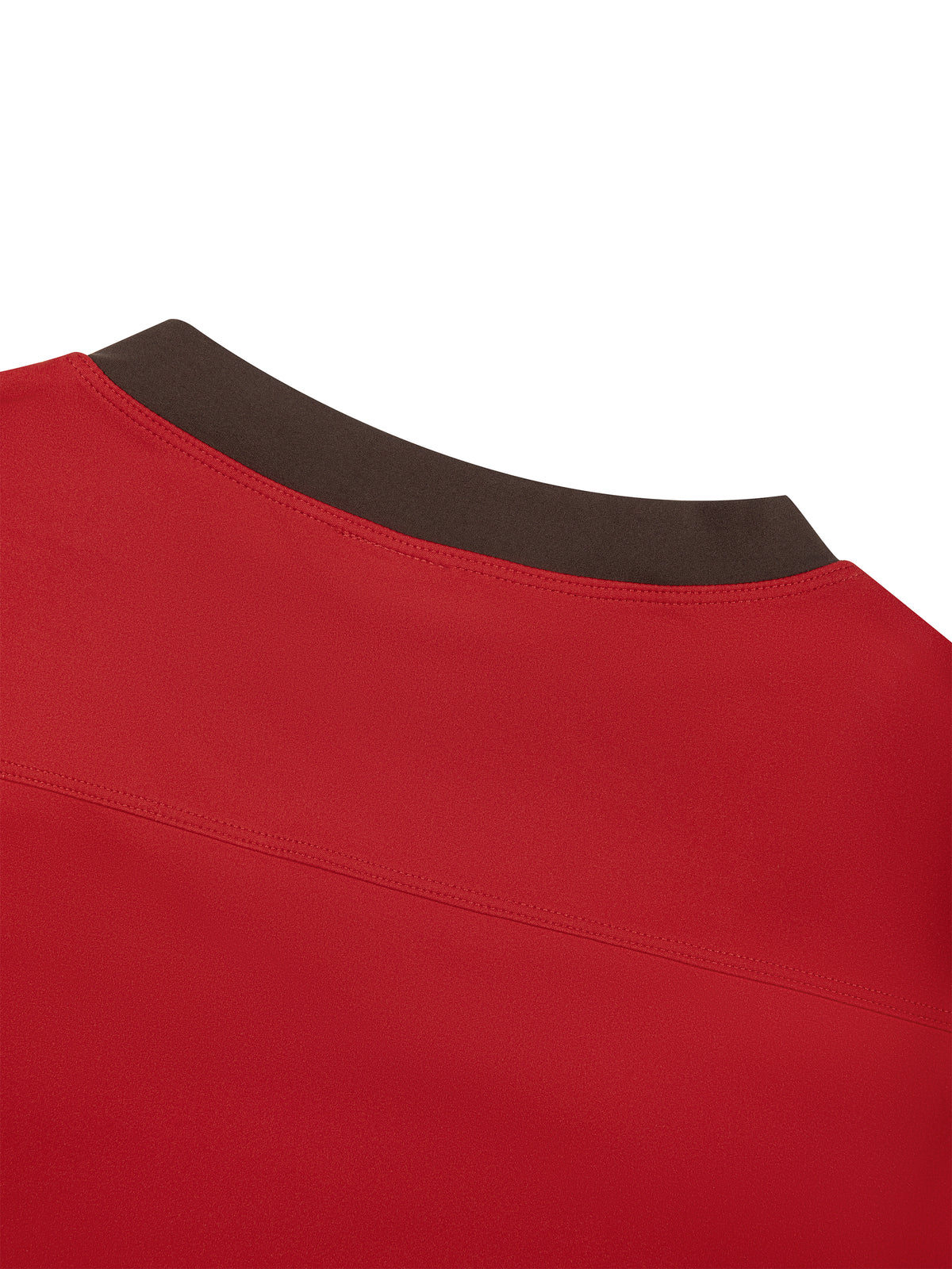 T-shirt Cropped Color Block – Nowrocky™ — przód i tył obok siebie w jednym kadrze