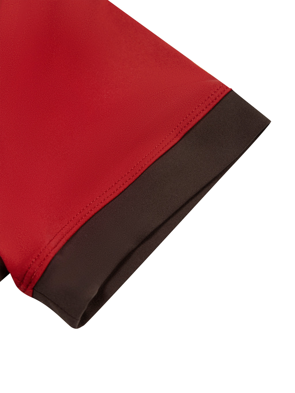 T-shirt Cropped Color Block – Nowrocky™ — detal szwu bocznego