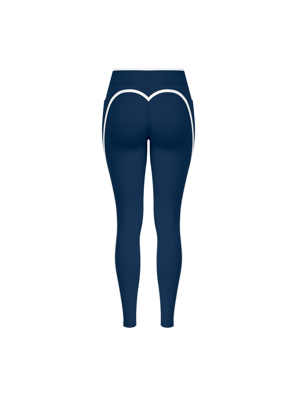 Legginsy Color Block Wysoki Stan – Nowrocky™ — wykończenie dołu nogawki przy kostce