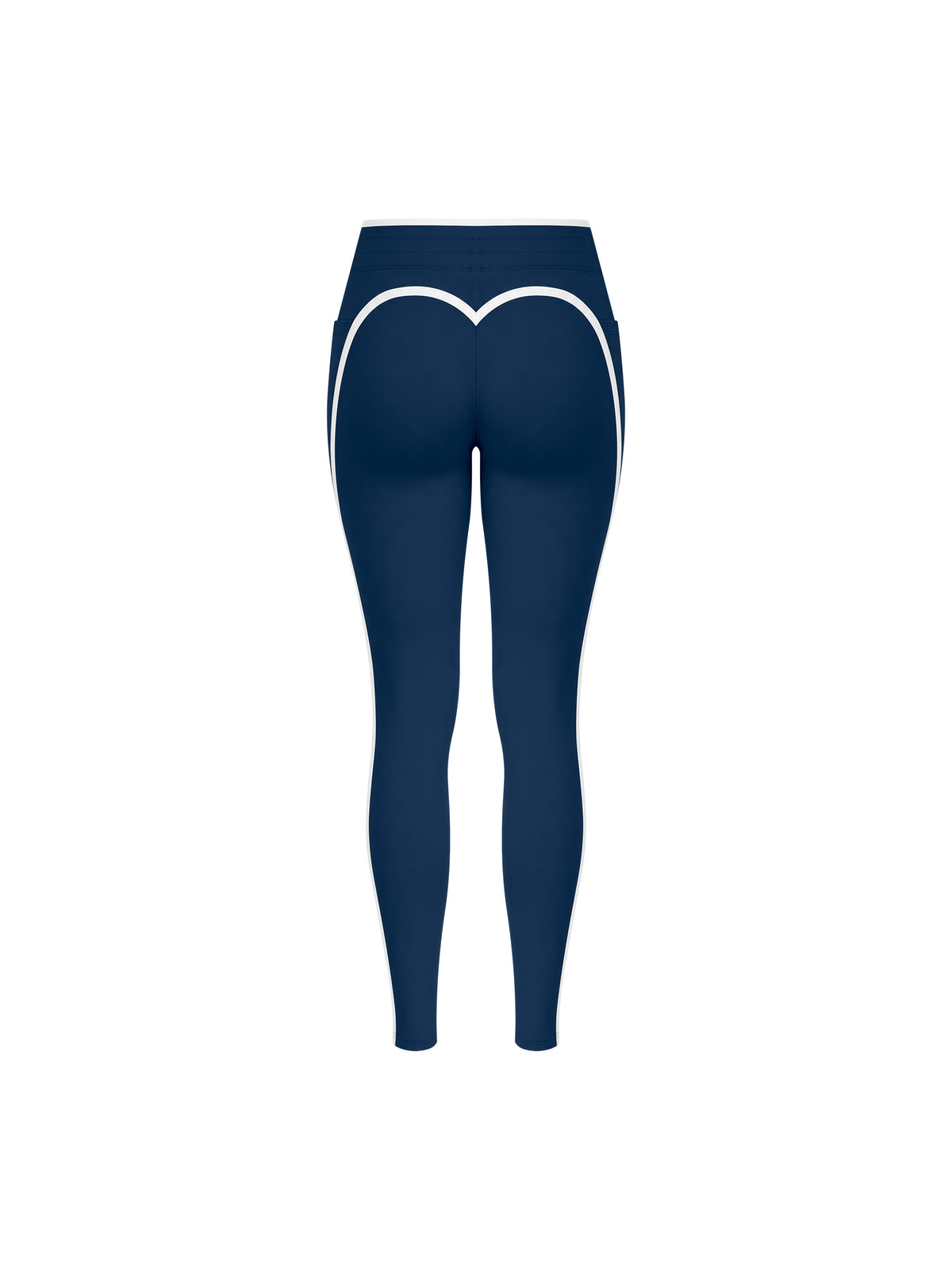 Legginsy Color Block Wysoki Stan – Nowrocky™ — wykończenie dołu nogawki przy kostce