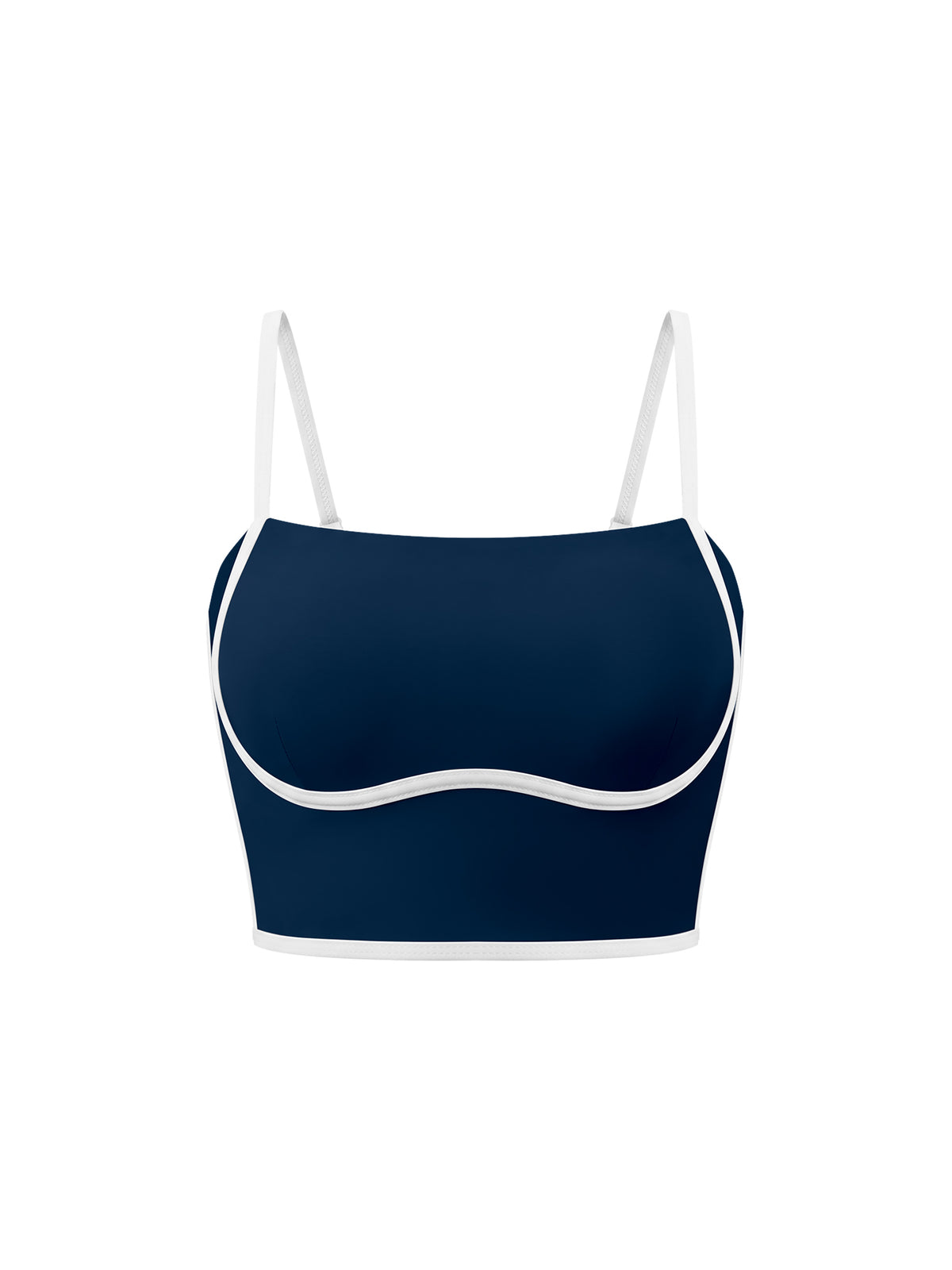 Biustonosz Sportowy Color Block – Nowrocky™ — detal splotu dzianiny