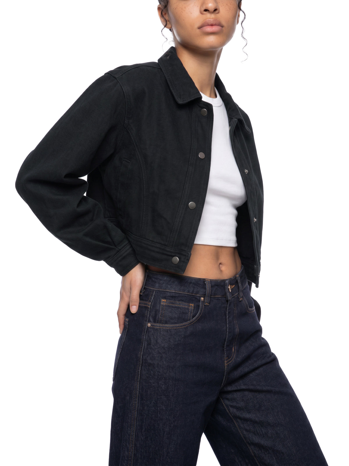 Kurtka Jeansowa Crop – Nowrocky (streetwear)