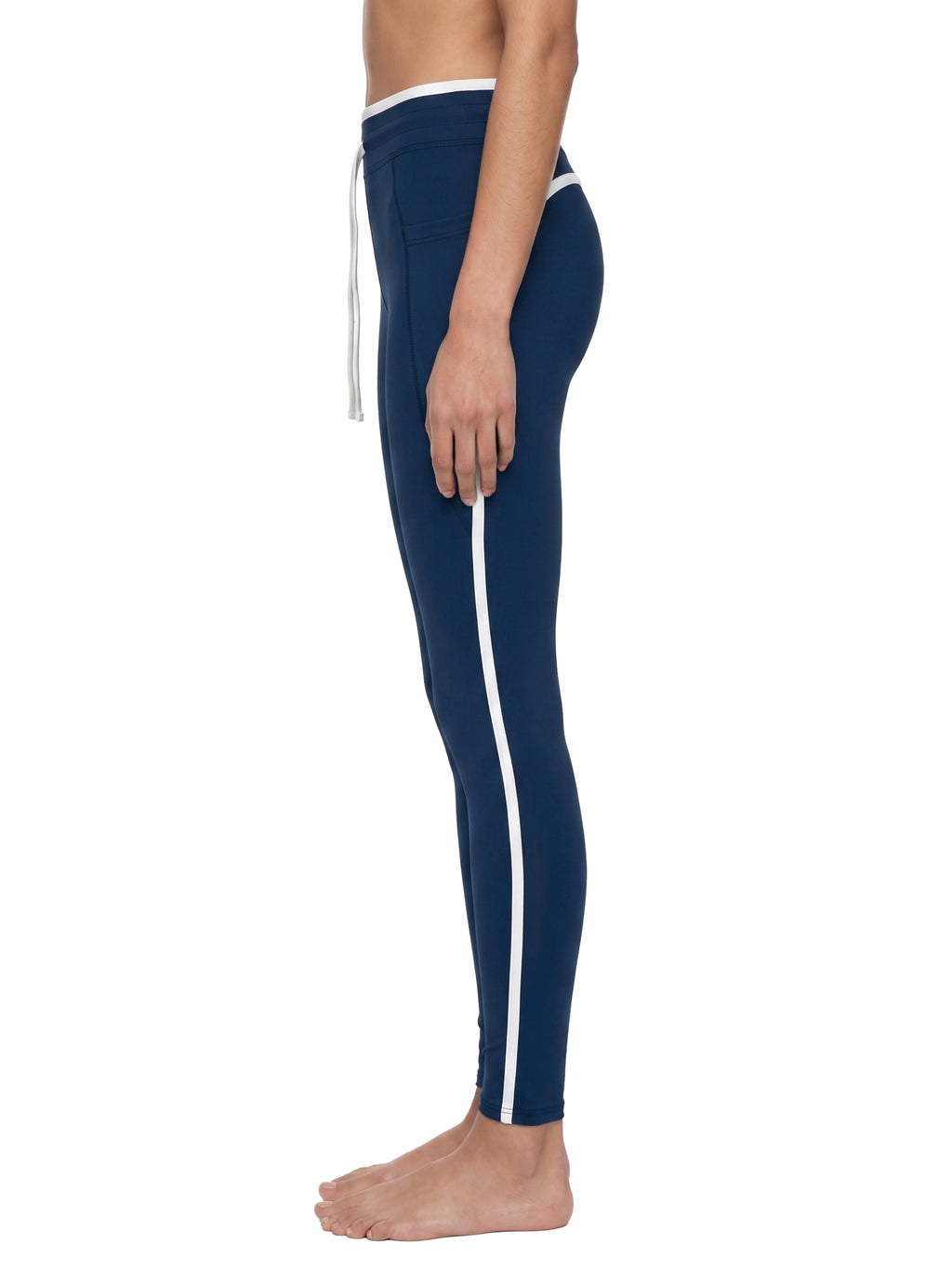 Legginsy Color Block Wysoki Stan – Nowrocky™ — stylizacja uliczna z topem i sneakersami