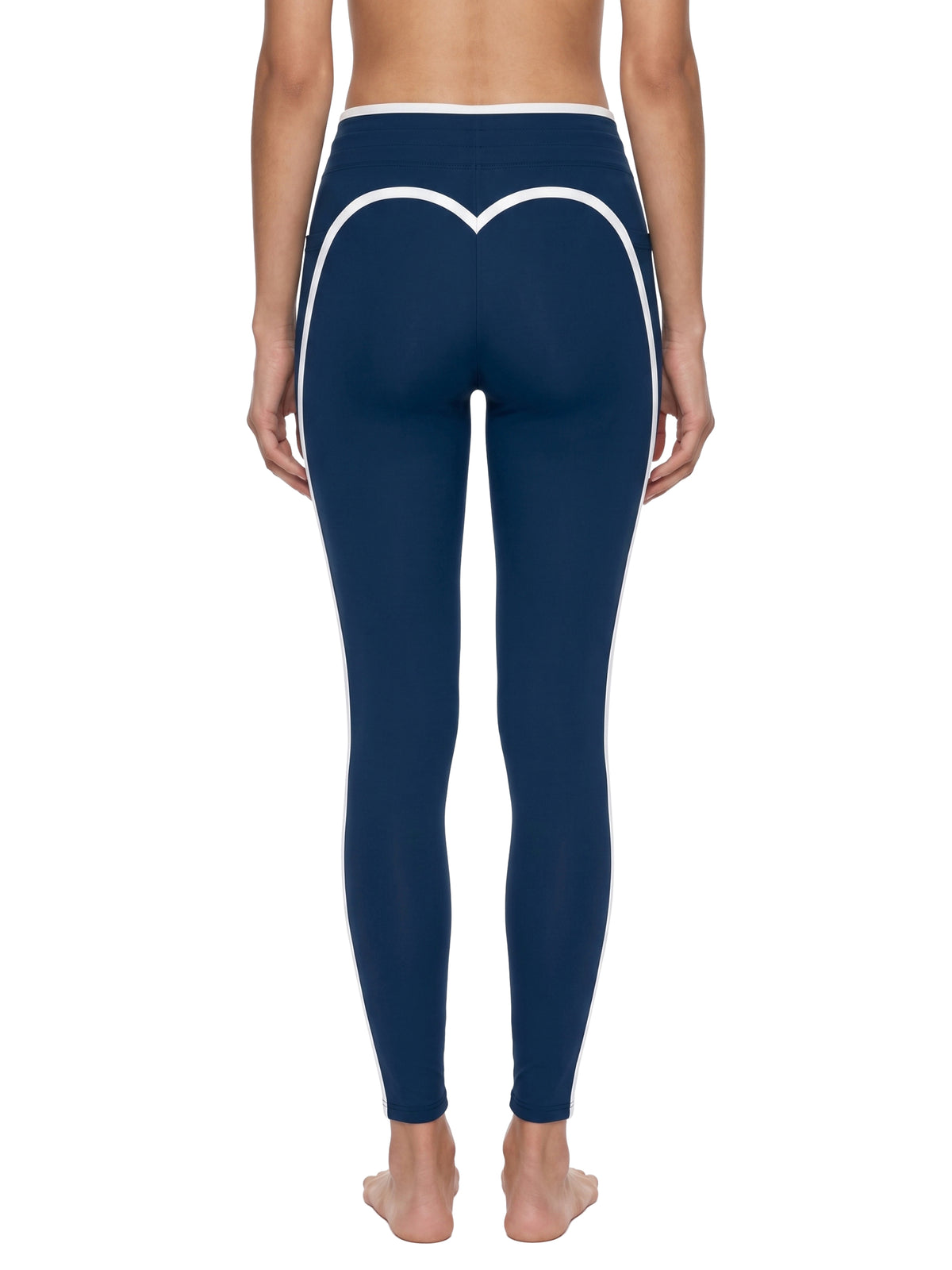 Legginsy Color Block Wysoki Stan – Nowrocky™ — ujęcie 3/4 sylwetki w ruchu