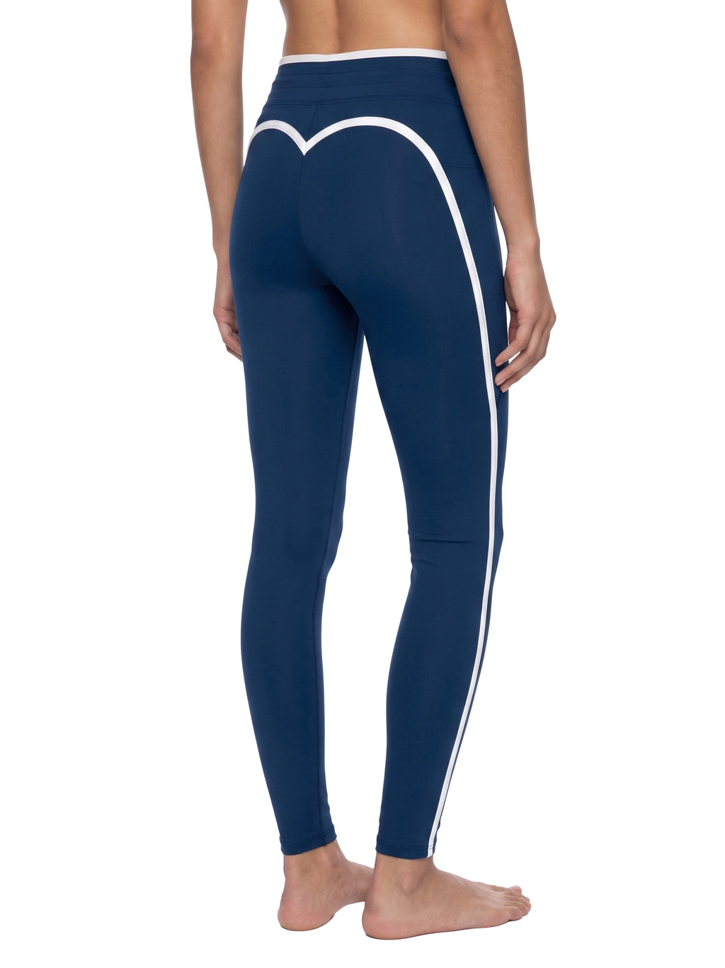 Legginsy Color Block Wysoki Stan – Nowrocky™ — zestawienie barw górnego i dolnego panelu