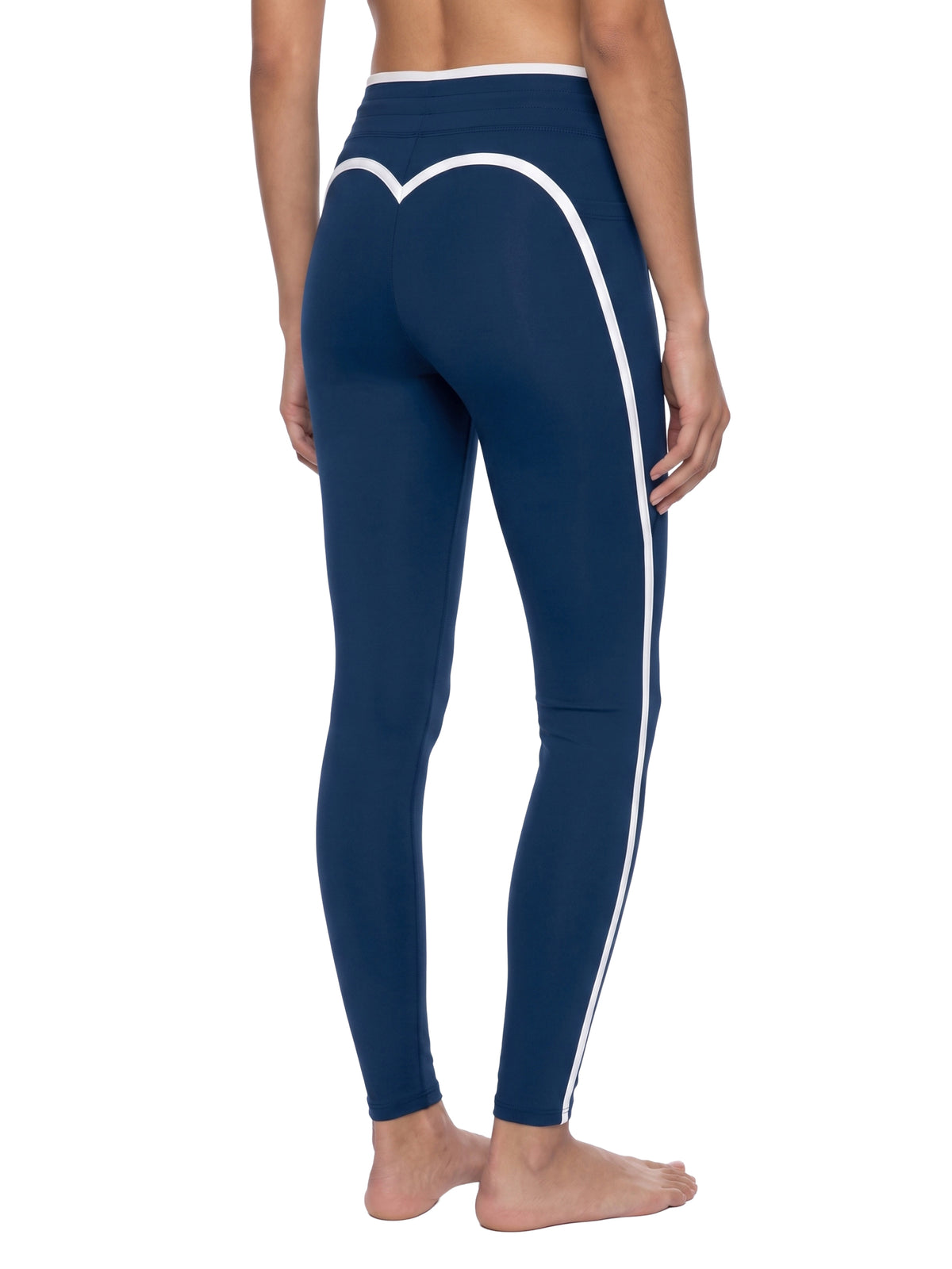 Legginsy Color Block Wysoki Stan – Nowrocky™ — zestawienie barw górnego i dolnego panelu
