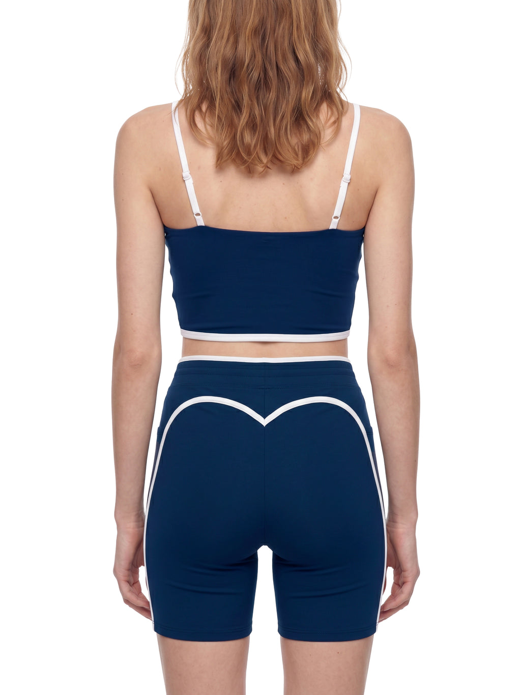 Biustonosz Sportowy Color Block – Nowrocky™ — stylizacja uliczna z legginsami