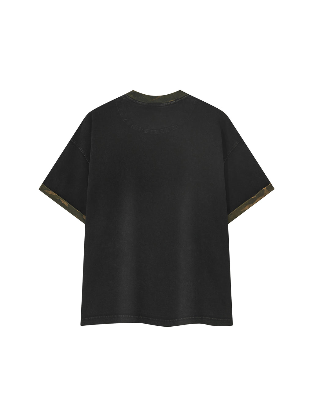 T-shirt Boxy Camo Mineral Wash – Nowrocky (streetwear)