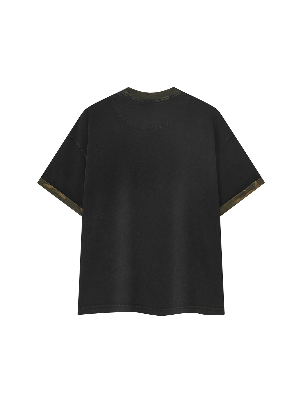 T-shirt Boxy Camo Mineral Wash – Nowrocky (streetwear)