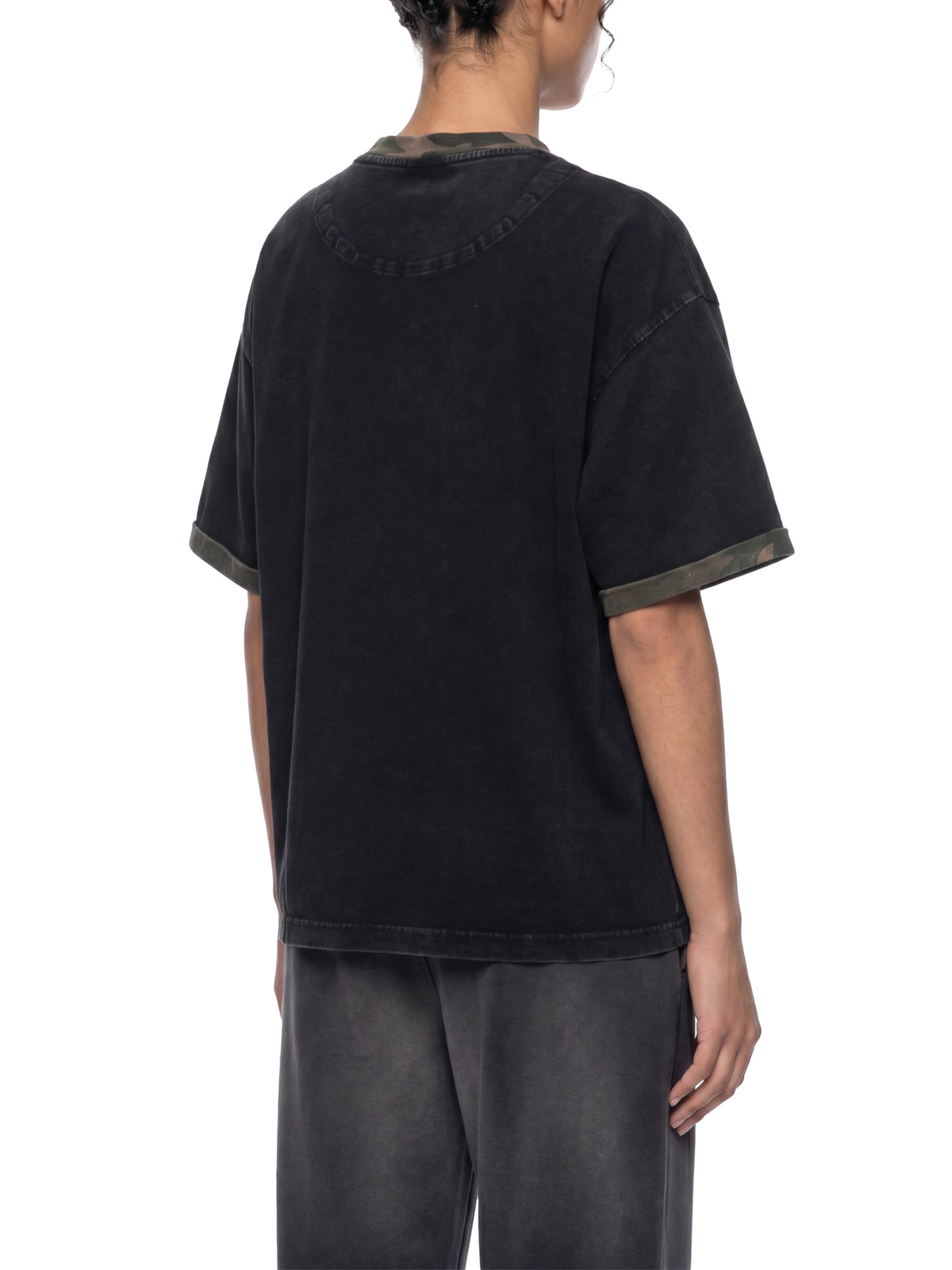 T-shirt Boxy Camo Mineral Wash – Nowrocky (streetwear)