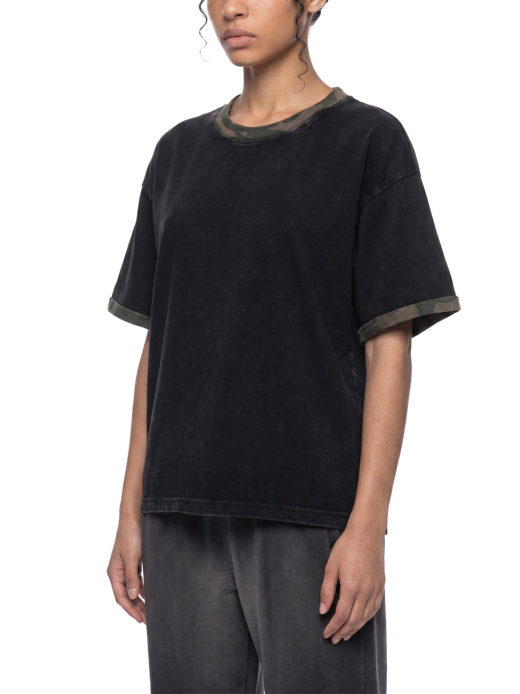 T-shirt Boxy Camo Mineral Wash – Nowrocky (streetwear)