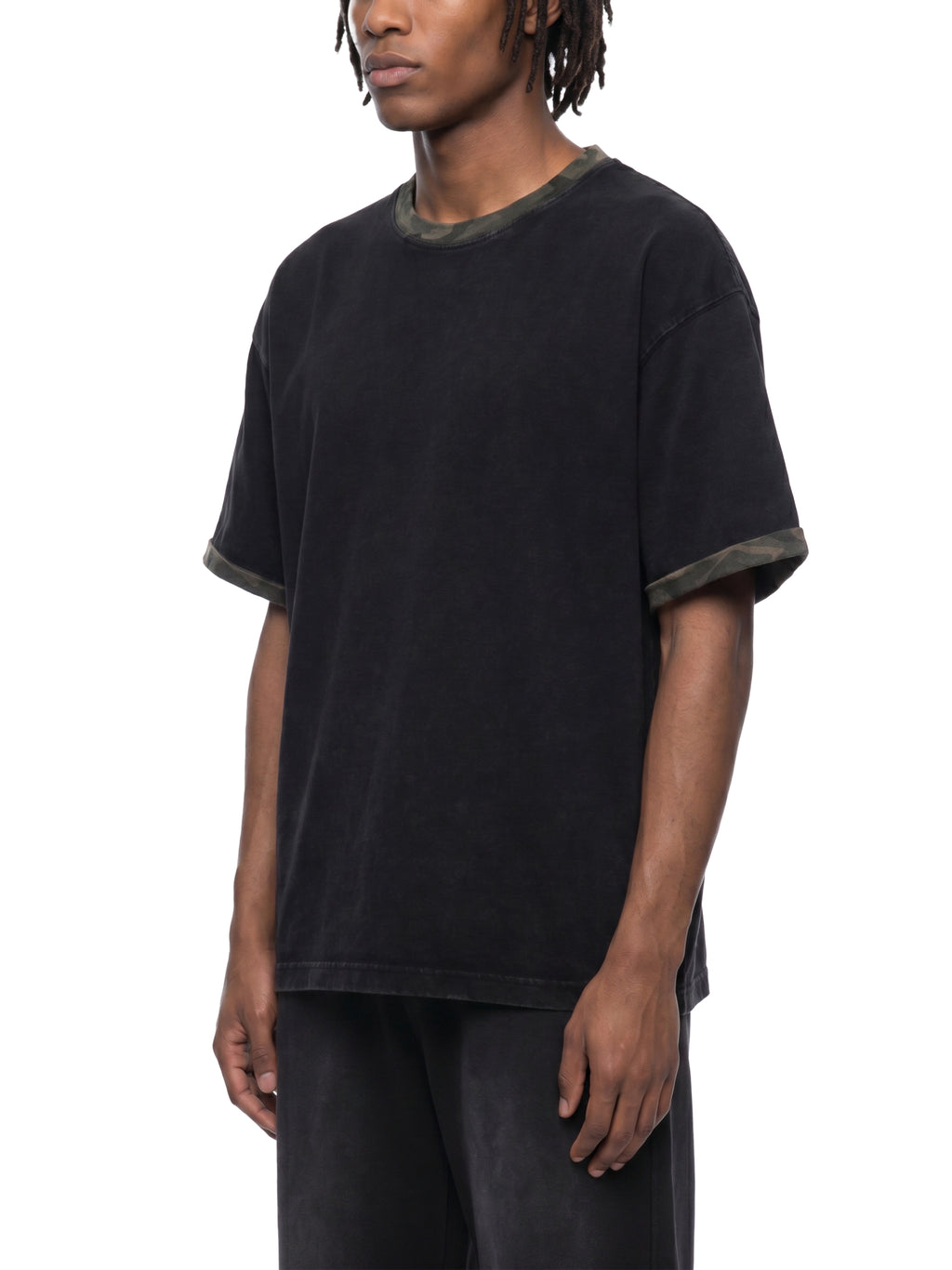 T-shirt Boxy Camo Mineral Wash – Nowrocky (streetwear)