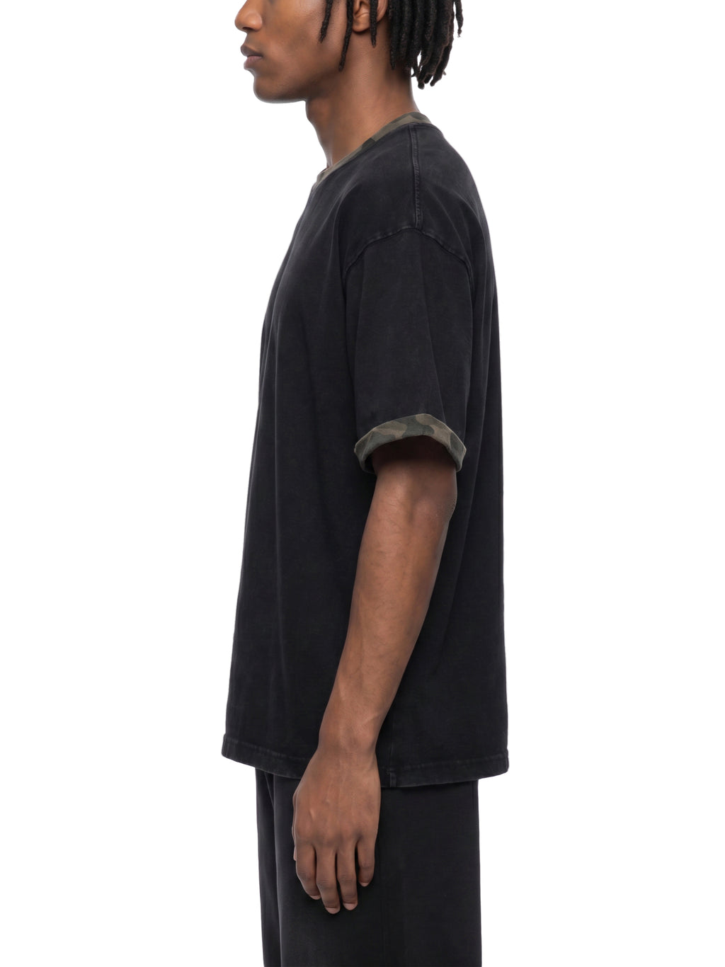 T-shirt Boxy Camo Mineral Wash – Nowrocky (streetwear)