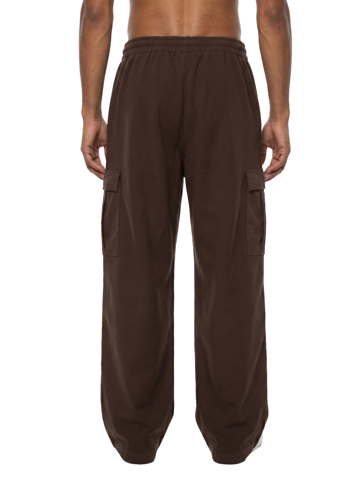 Spodnie Cargo Fleece Sunfade Wash – Nowrocky™ — szew boczny wzdłuż nogawki