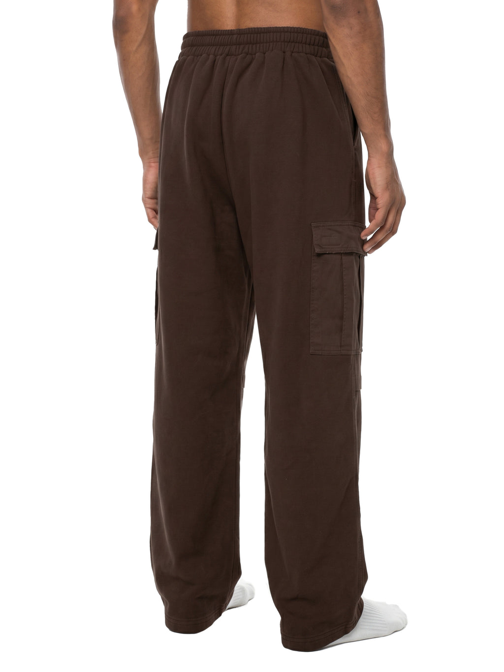 Spodnie Cargo Fleece Sunfade Wash – Nowrocky™ — dół nogawki i wykończenie