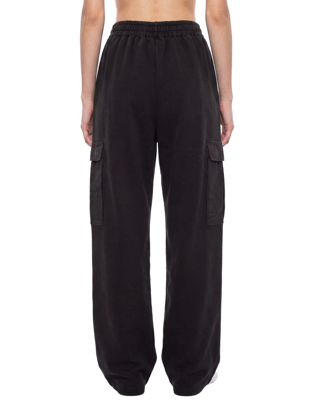 Spodnie Cargo Fleece Sunfade Wash – Nowrocky™ — tylna kieszeń i jej obszycie