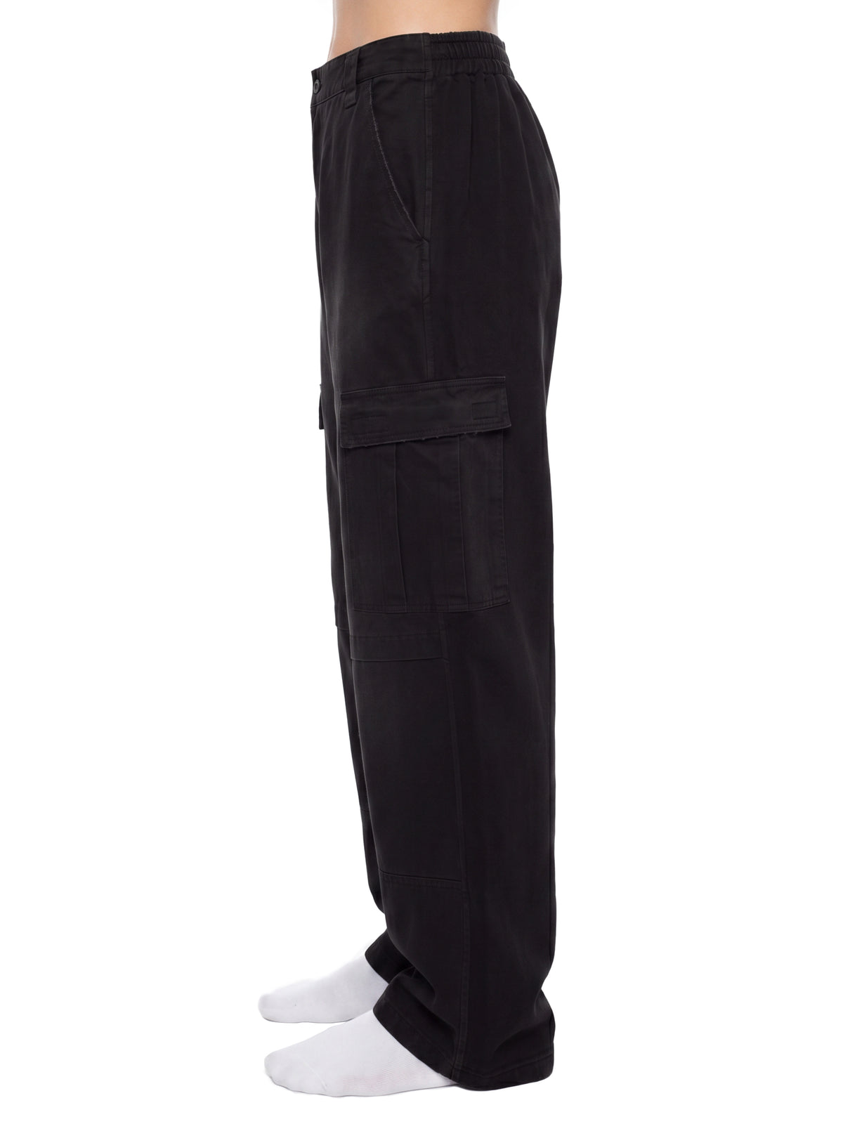 Spodnie Cargo Fleece Sunfade Wash – Nowrocky™ — stylizacja uliczna z bluzą