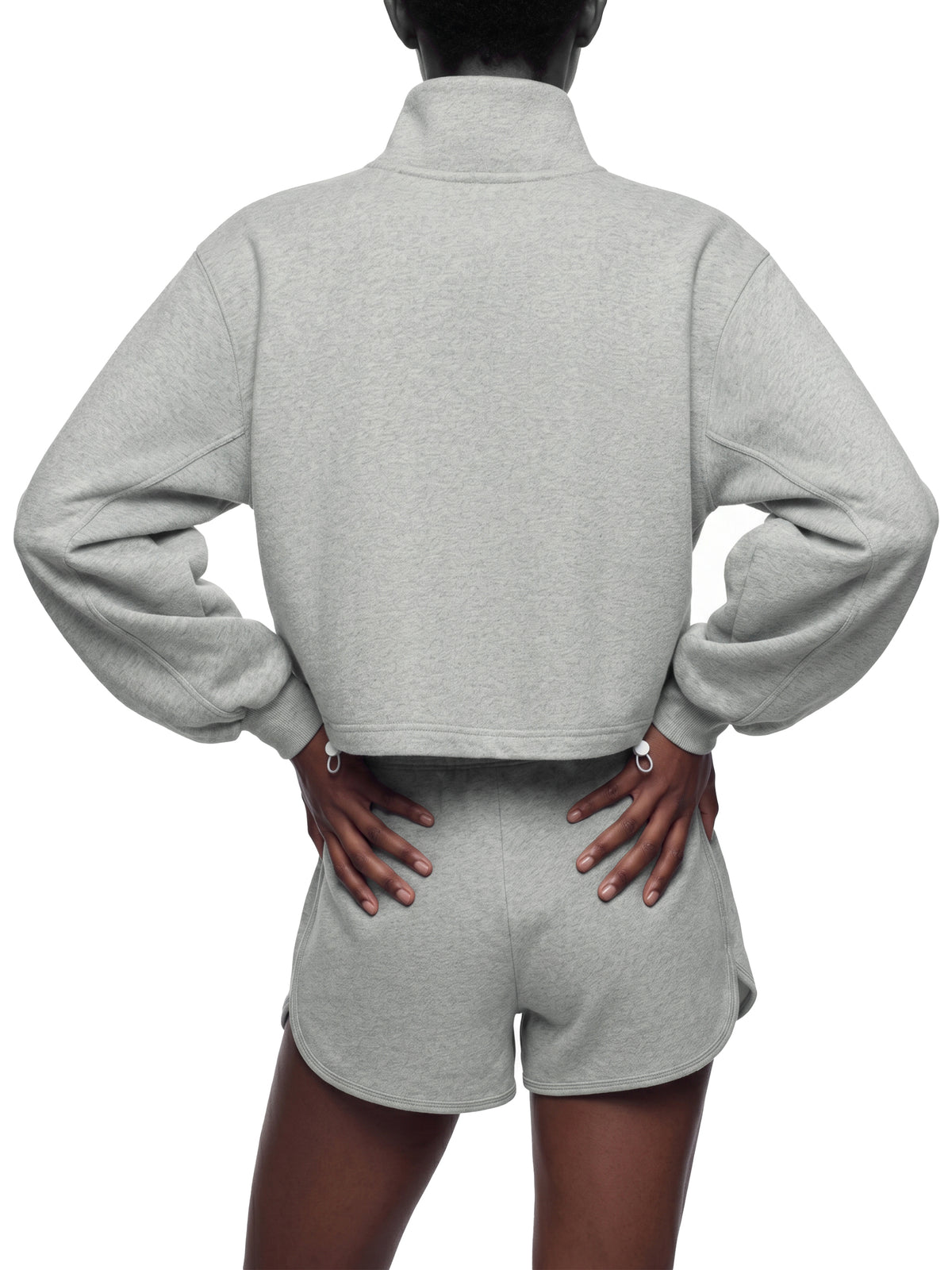 Bluza Crop Quarter-Zip ze Stójką – Nowrocky (streetwear)