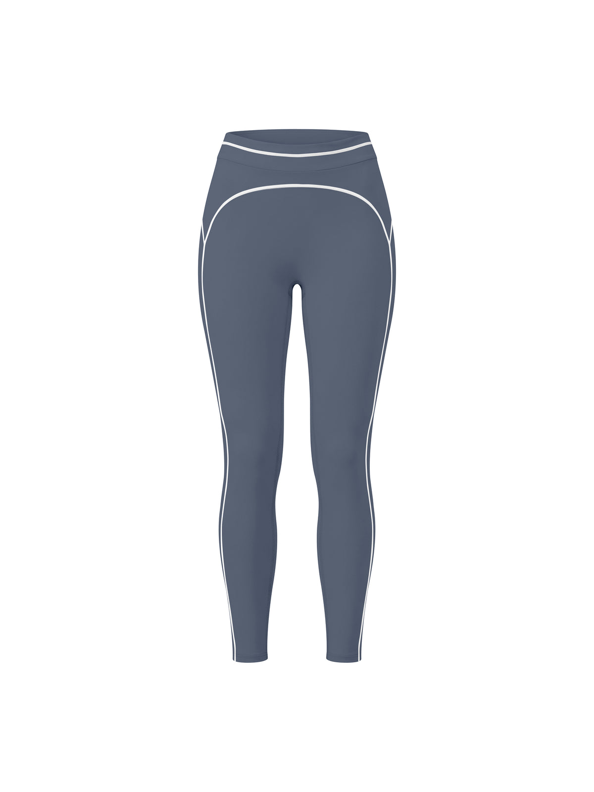 Legginsy Contrast Topstitch – Nowrocky™ — górna krawędź pasa od wewnątrz