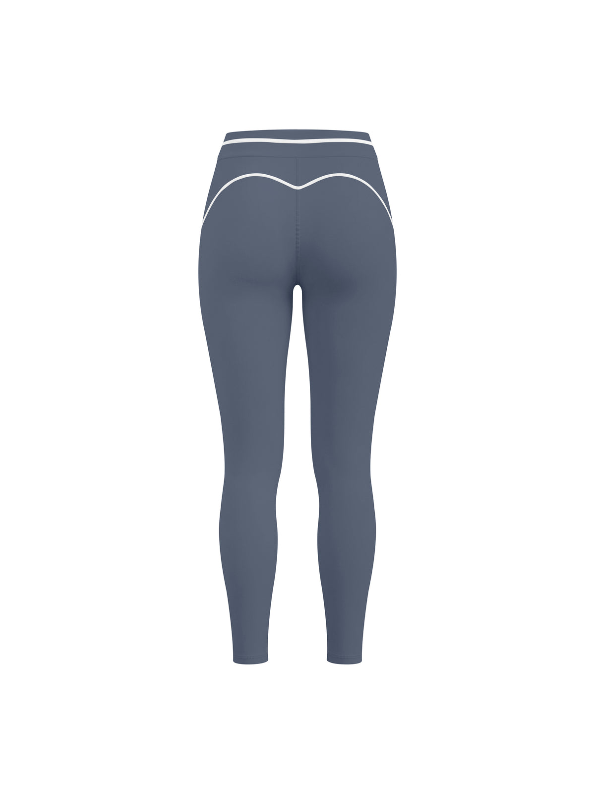 Legginsy Contrast Topstitch – Nowrocky™ — przód i tył obok siebie w jednym kadrze