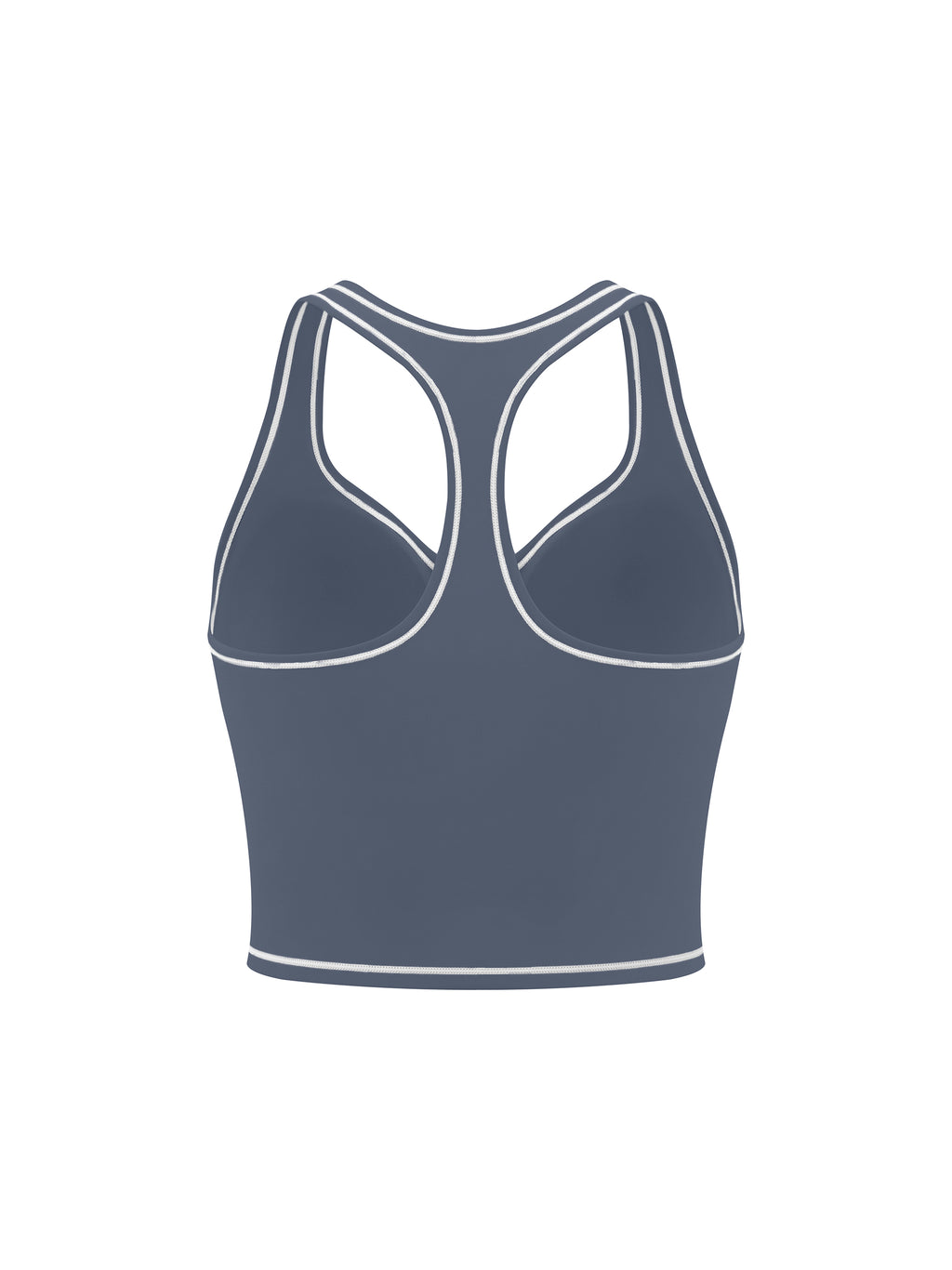 Tank Top Racerback Contrast Stitch – Nowrocky™ — materiał w świetle studyjnym, splot