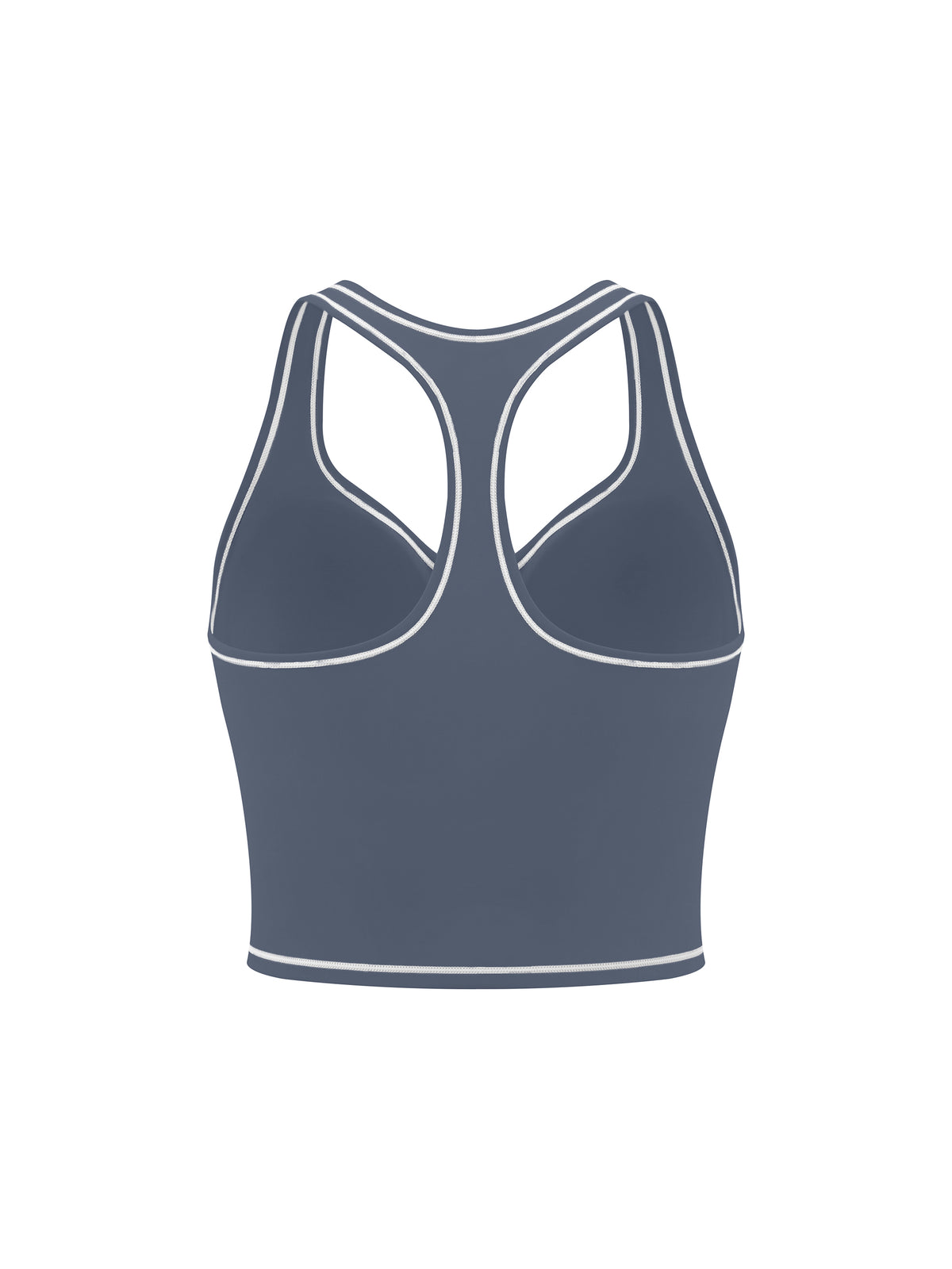 Tank Top Racerback Contrast Stitch – Nowrocky™ — materiał w świetle studyjnym, splot