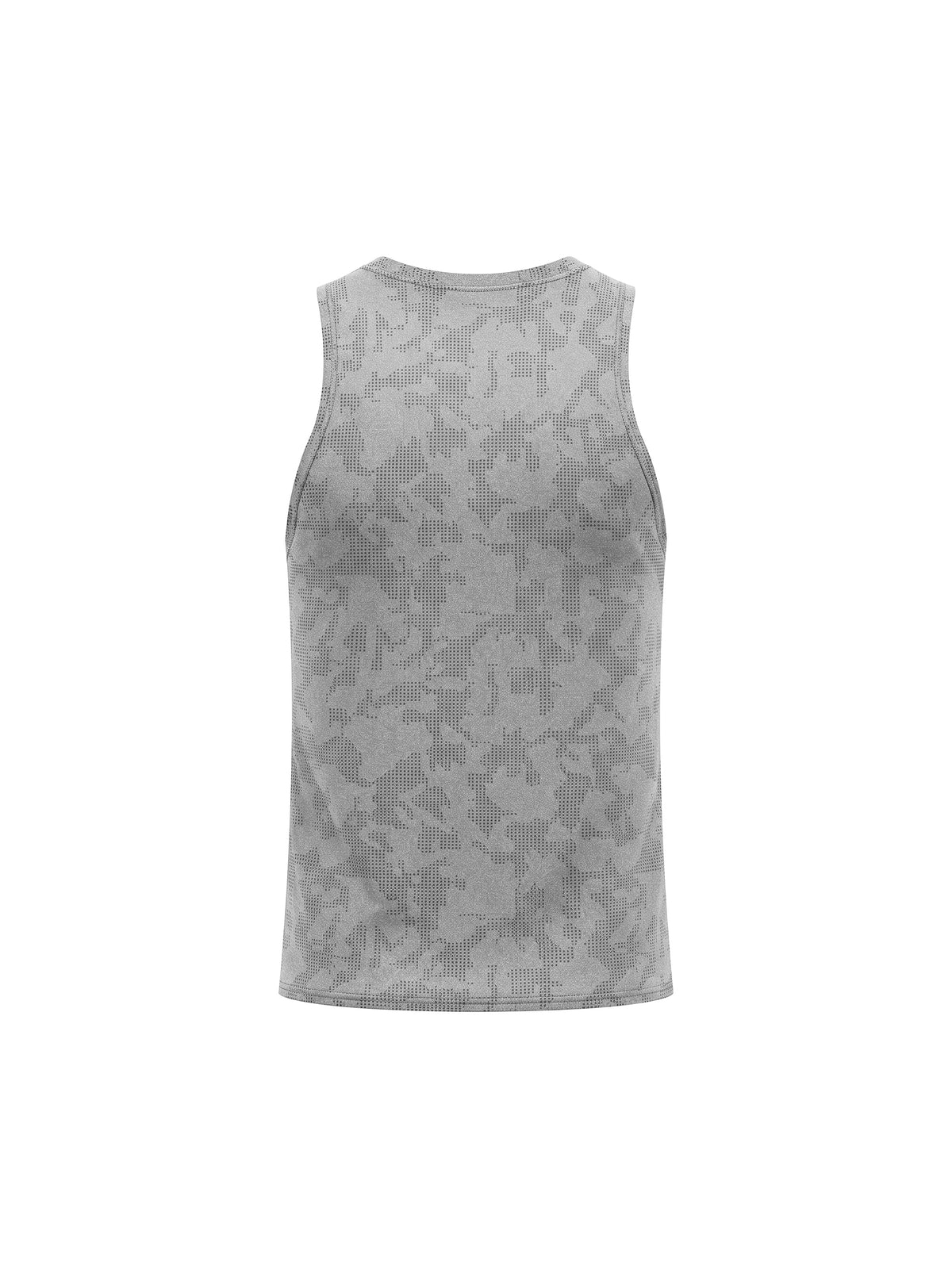 Tank Top Jacquard Performance – Nowrocky™ — ujęcie z profilu, dopasowany krój