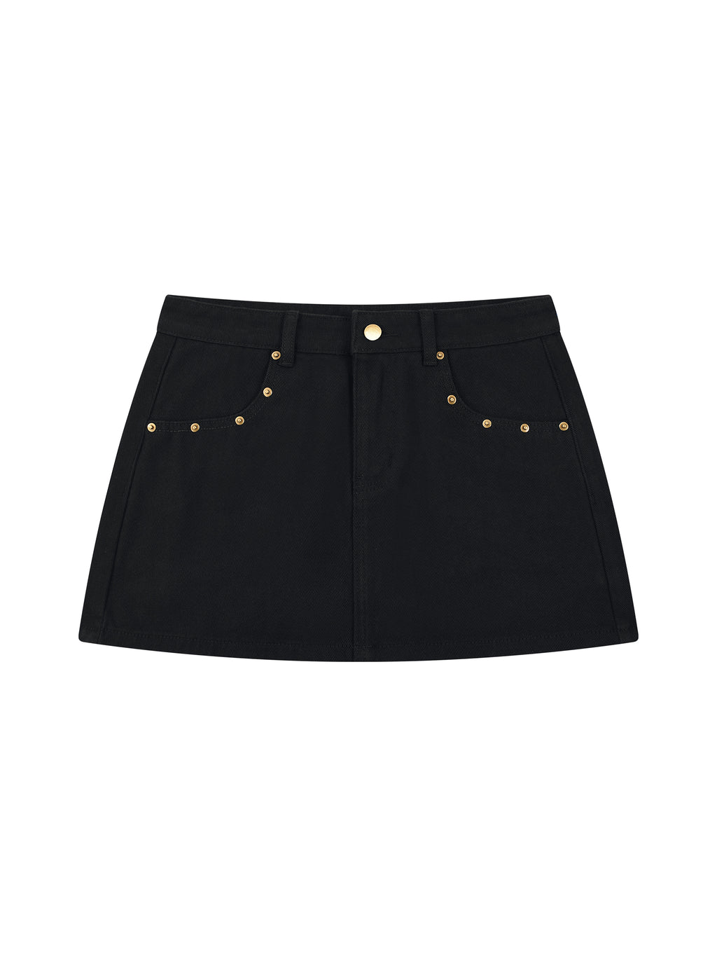 Spódnica Jeansowa Mini z Ćwiekami – Nowrocky (streetwear)