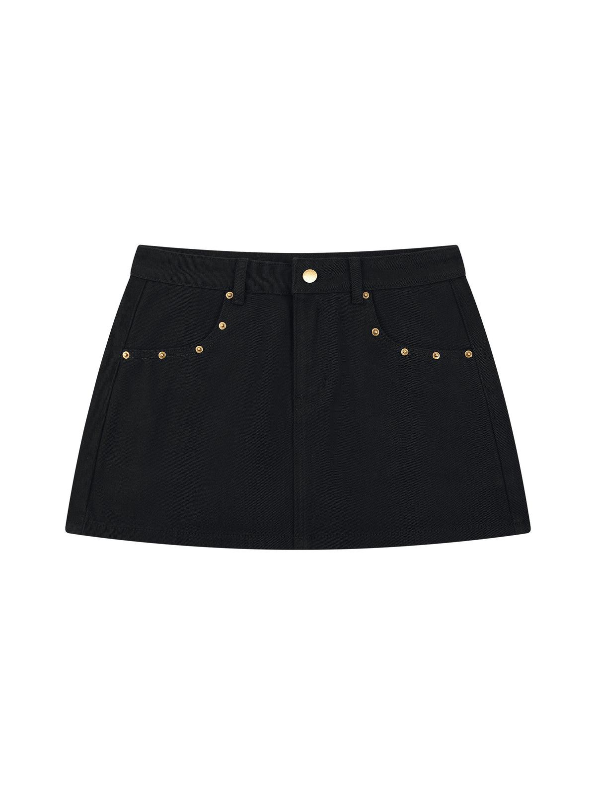 Spódnica Jeansowa Mini z Ćwiekami – Nowrocky (streetwear)