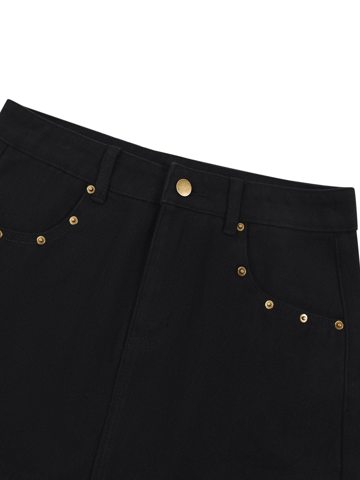Spódnica Jeansowa Mini z Ćwiekami – Nowrocky (streetwear)