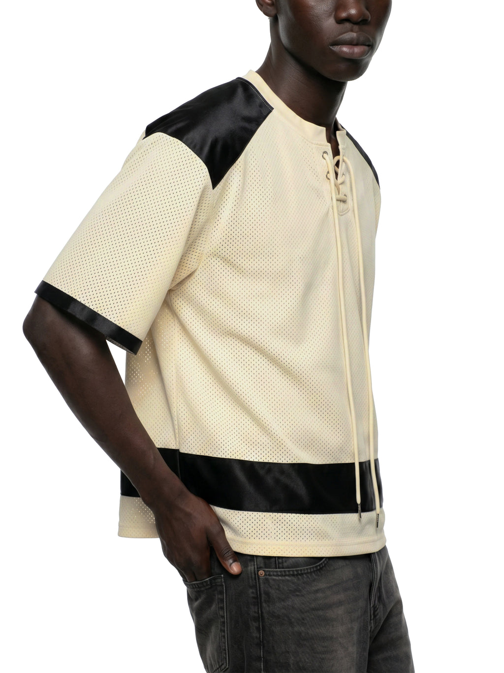 T-shirt Boxy Mesh Raglan – Nowrocky (streetwear)