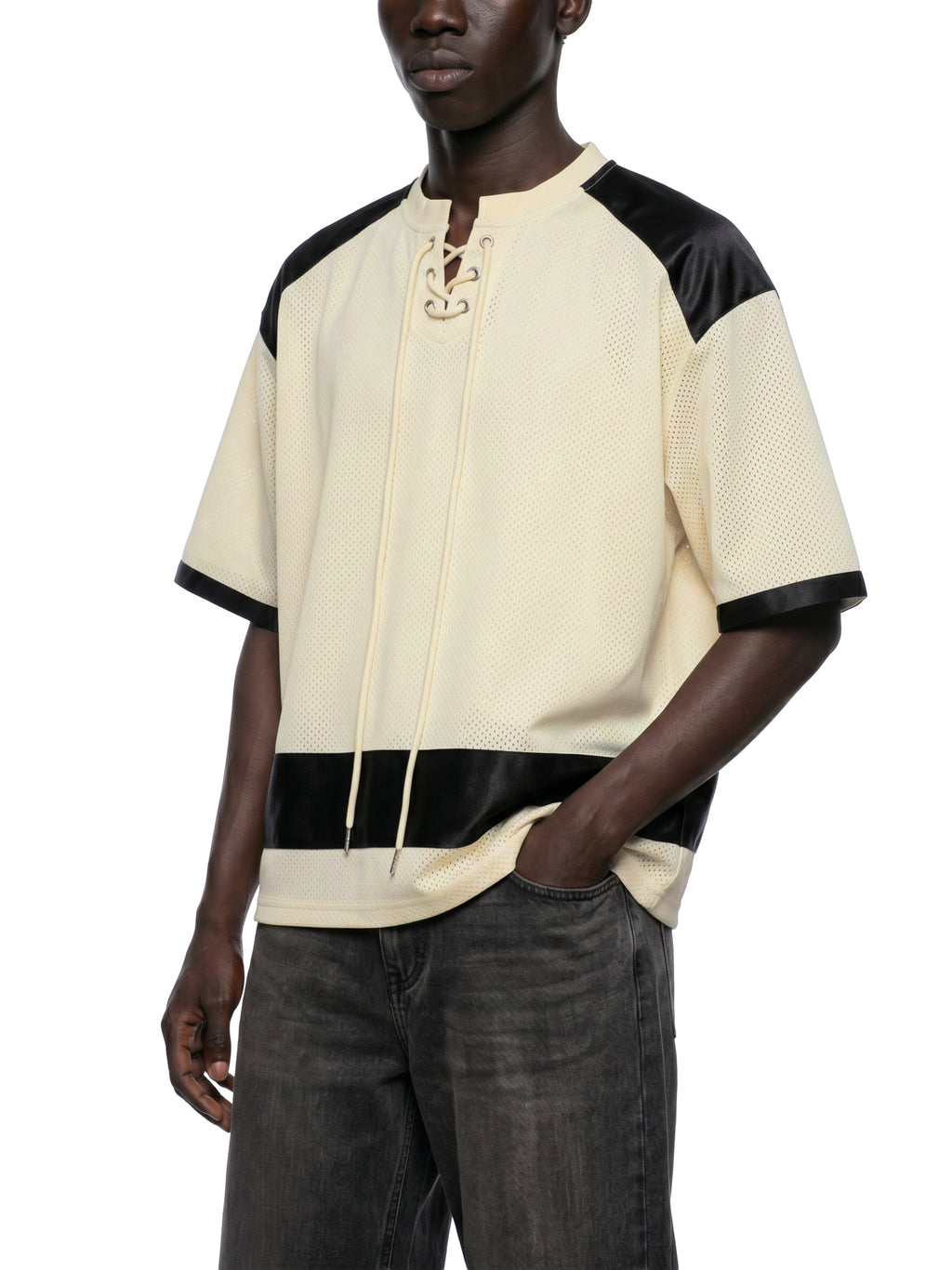 T-shirt Boxy Mesh Raglan – Nowrocky (streetwear)