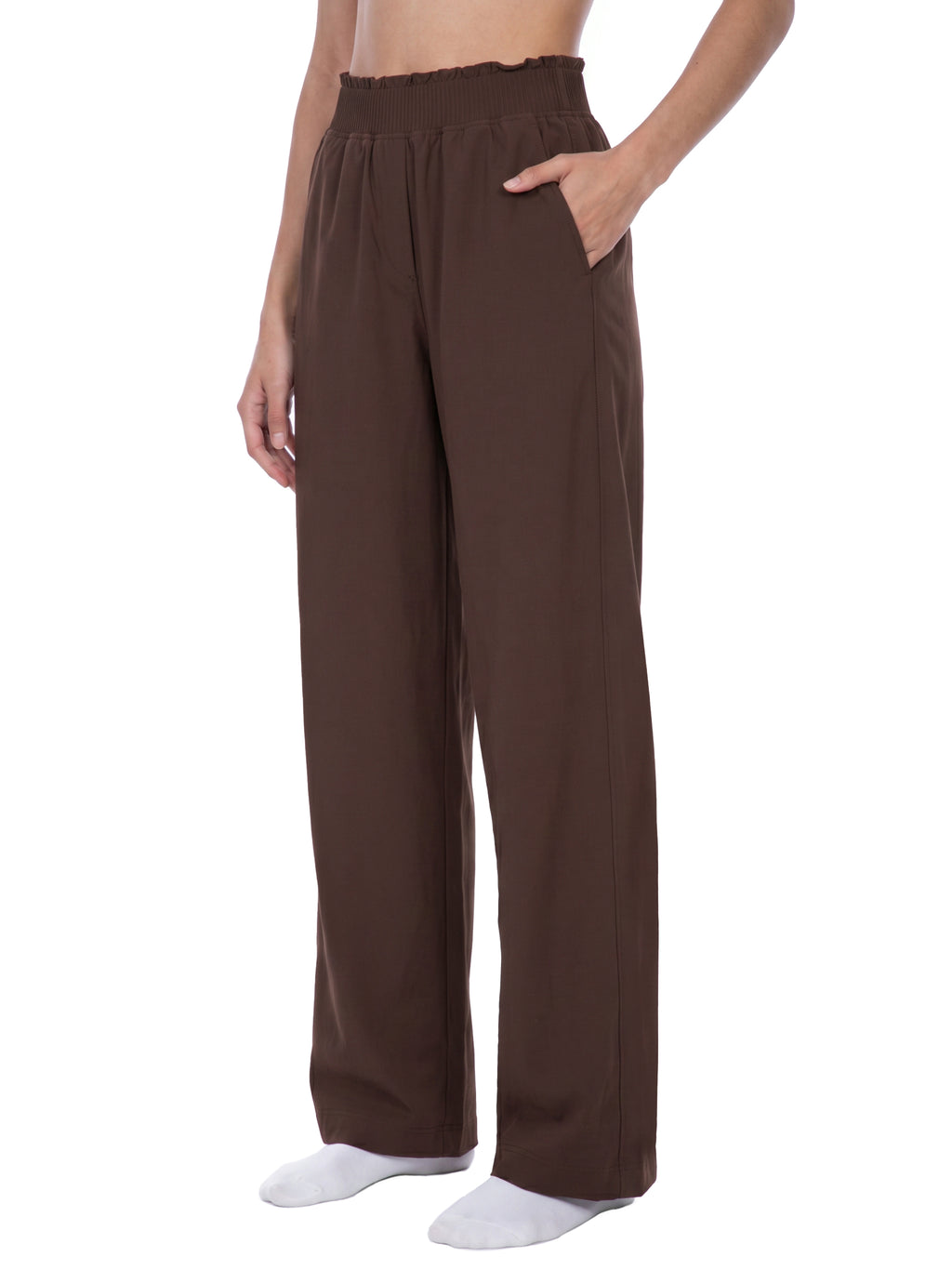 Spodnie Wide Leg Elastic Waist – Nowrocky™ — zestawienie kolorów pasa i nogawki