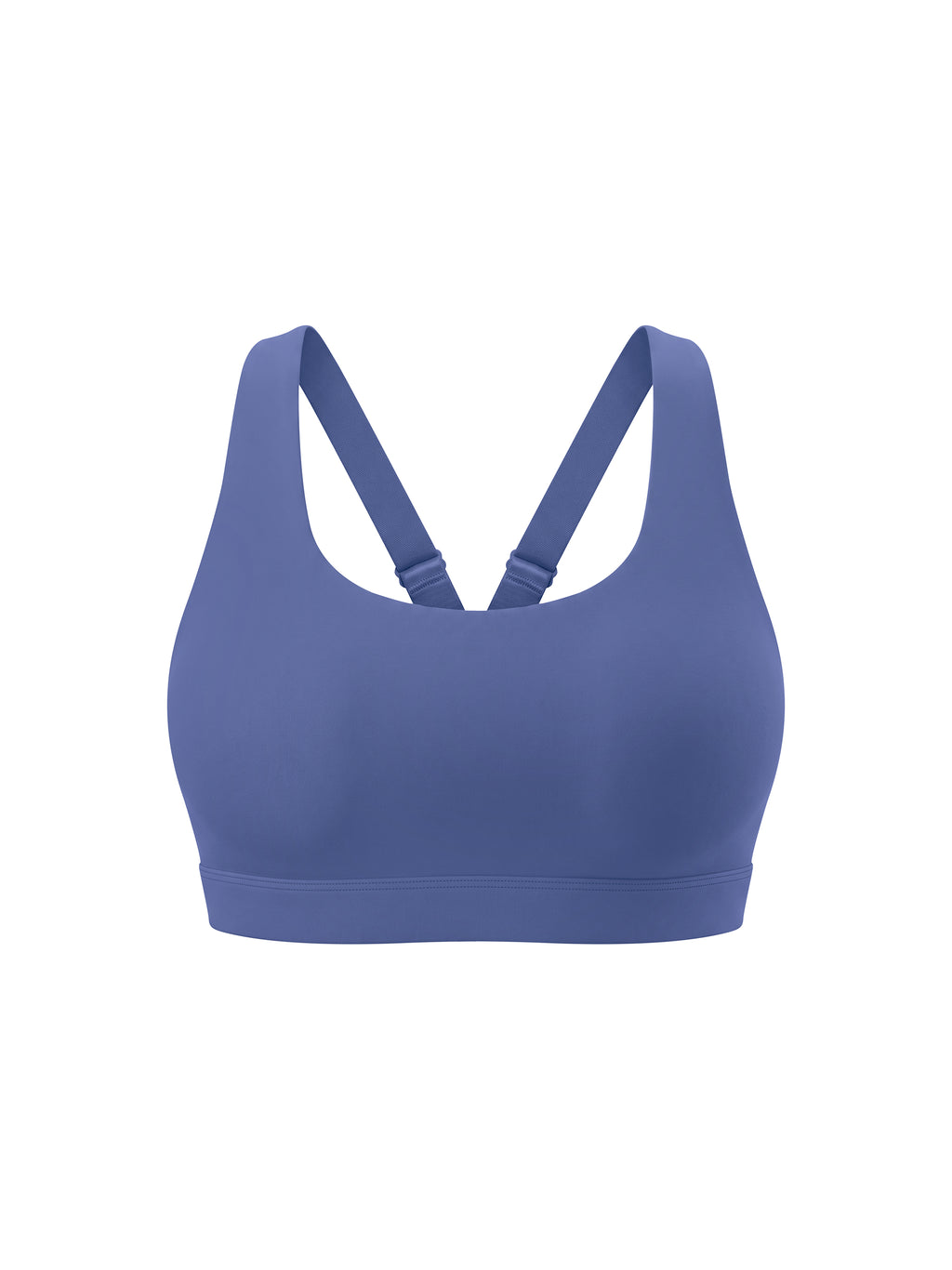 Biustonosz Sportowy Racerback Cut-Out – Nowrocky™ — wąskie ramiączka widziane od góry