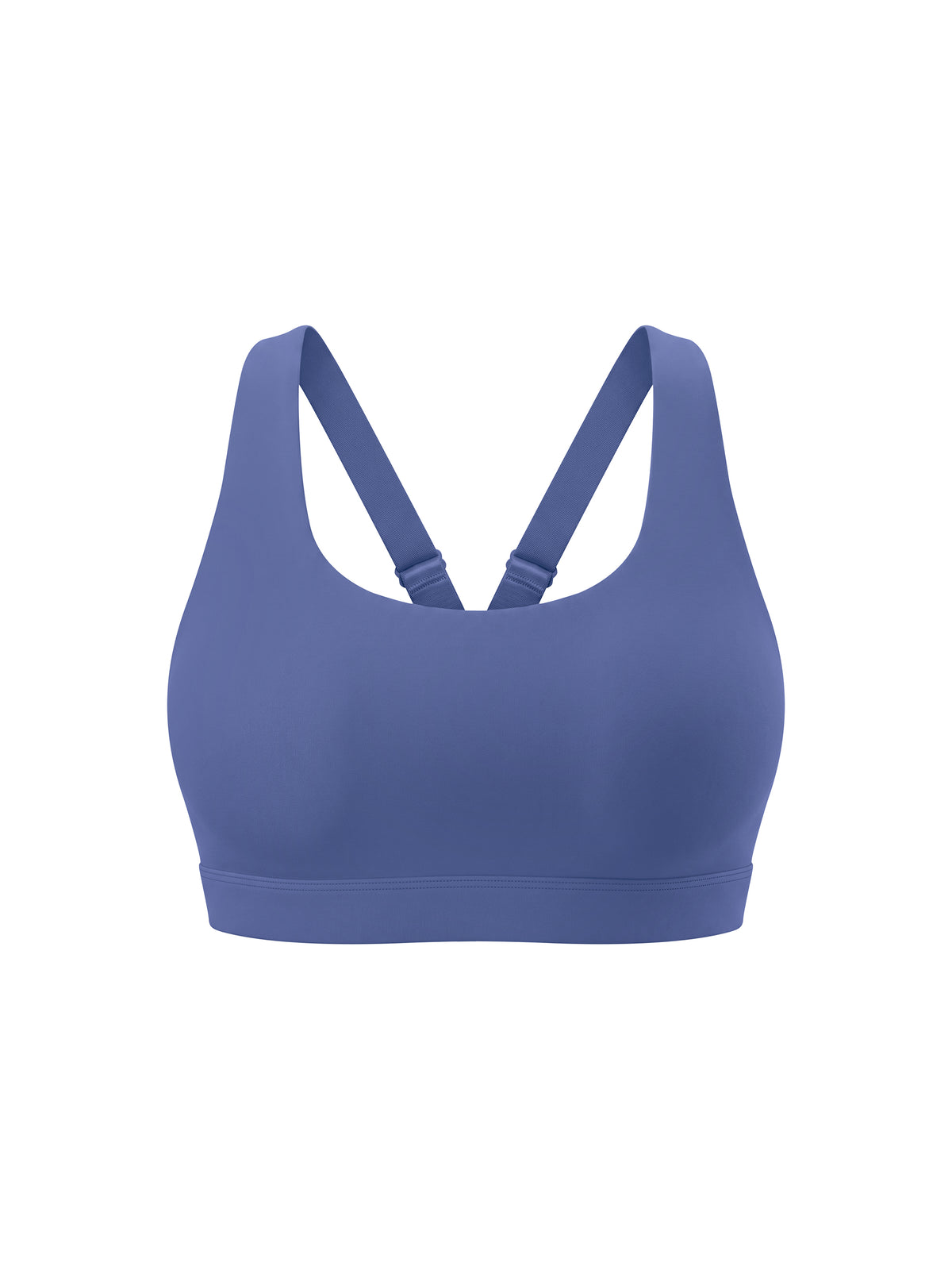 Biustonosz Sportowy Racerback Cut-Out – Nowrocky™ — wąskie ramiączka widziane od góry