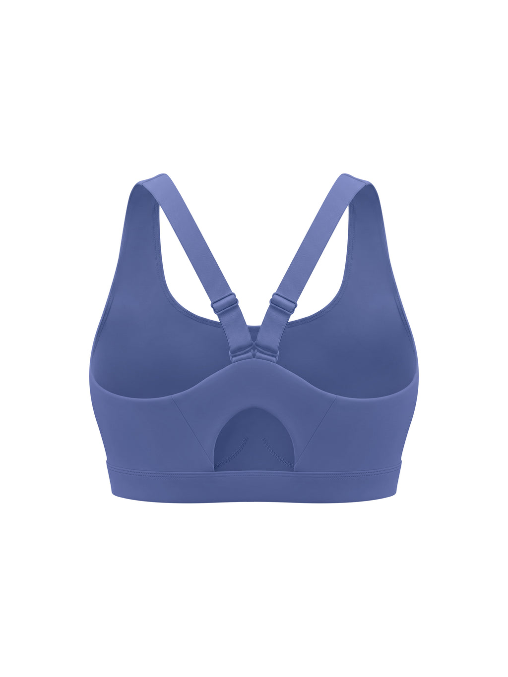Biustonosz Sportowy Racerback Cut-Out – Nowrocky™ — dolny ściągacz i szew wykończeniowy