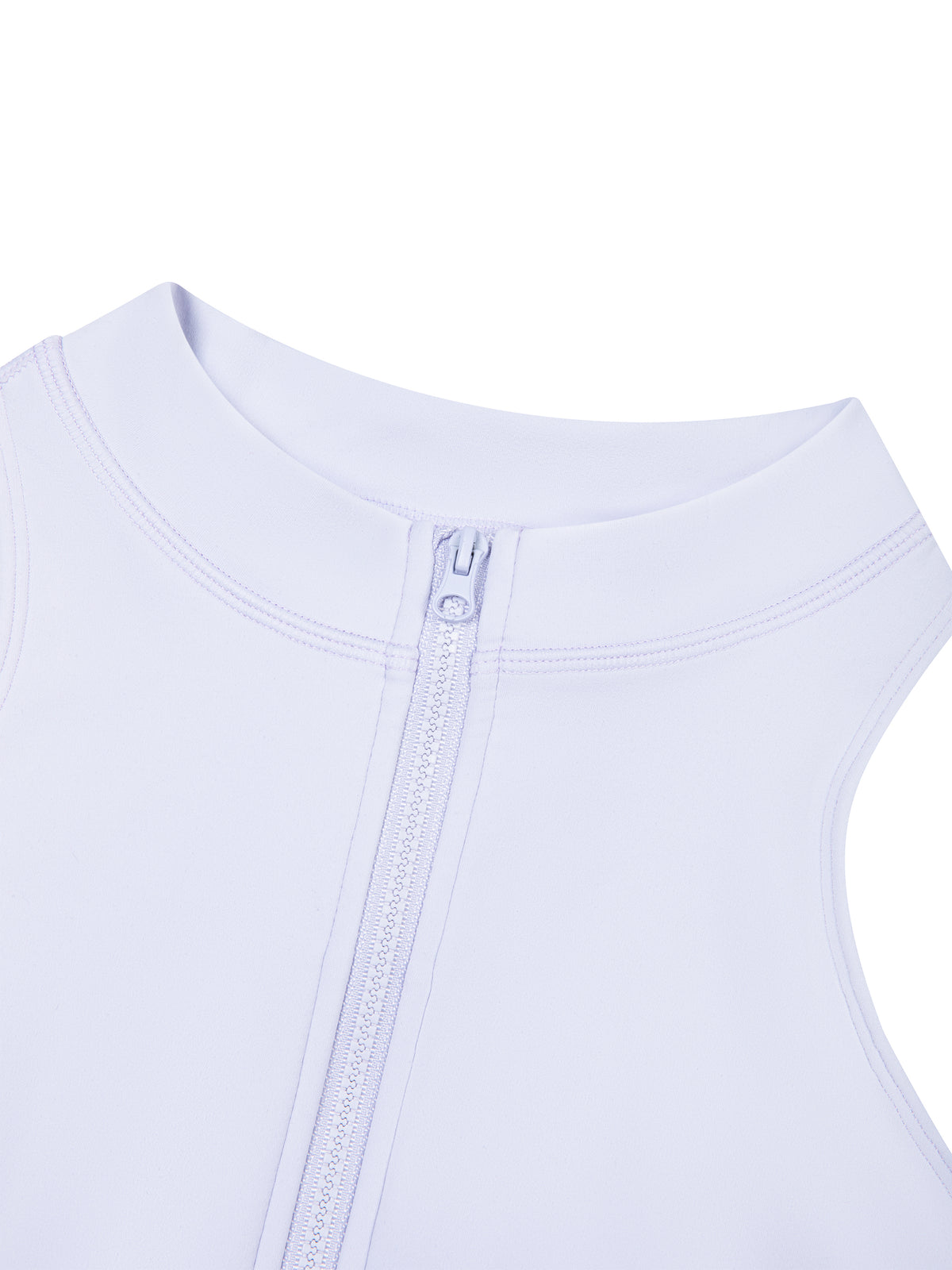 Romper Quarter-Zip z Wycięciami – Nowrocky™ — rękaw i wykończenie przy ramieniu