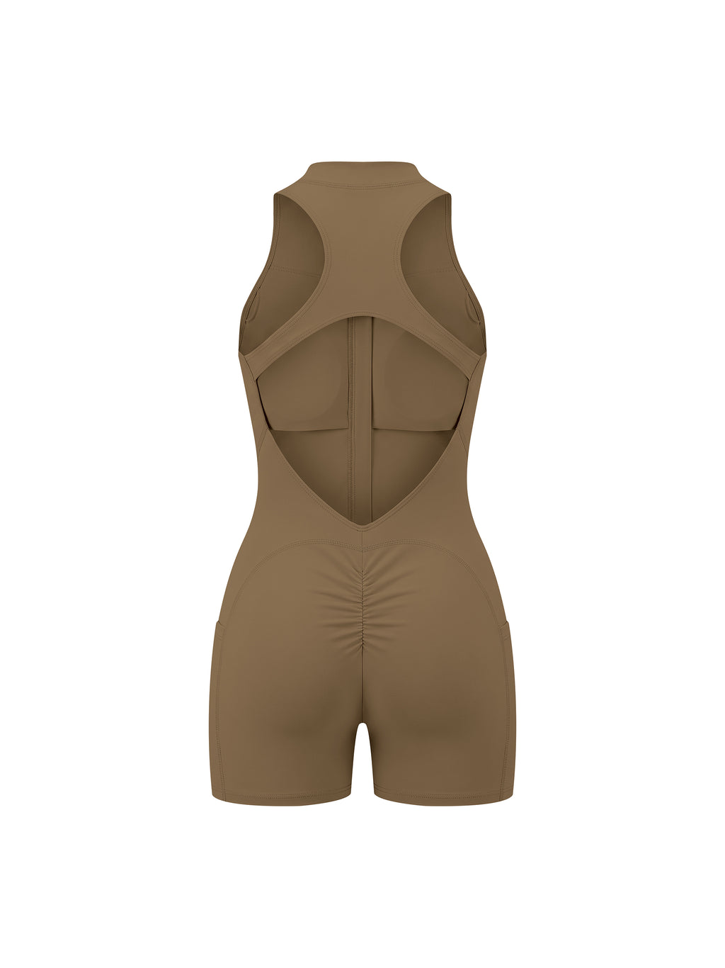 Romper Quarter-Zip z Wycięciami – Nowrocky™ — detal szwu bocznego