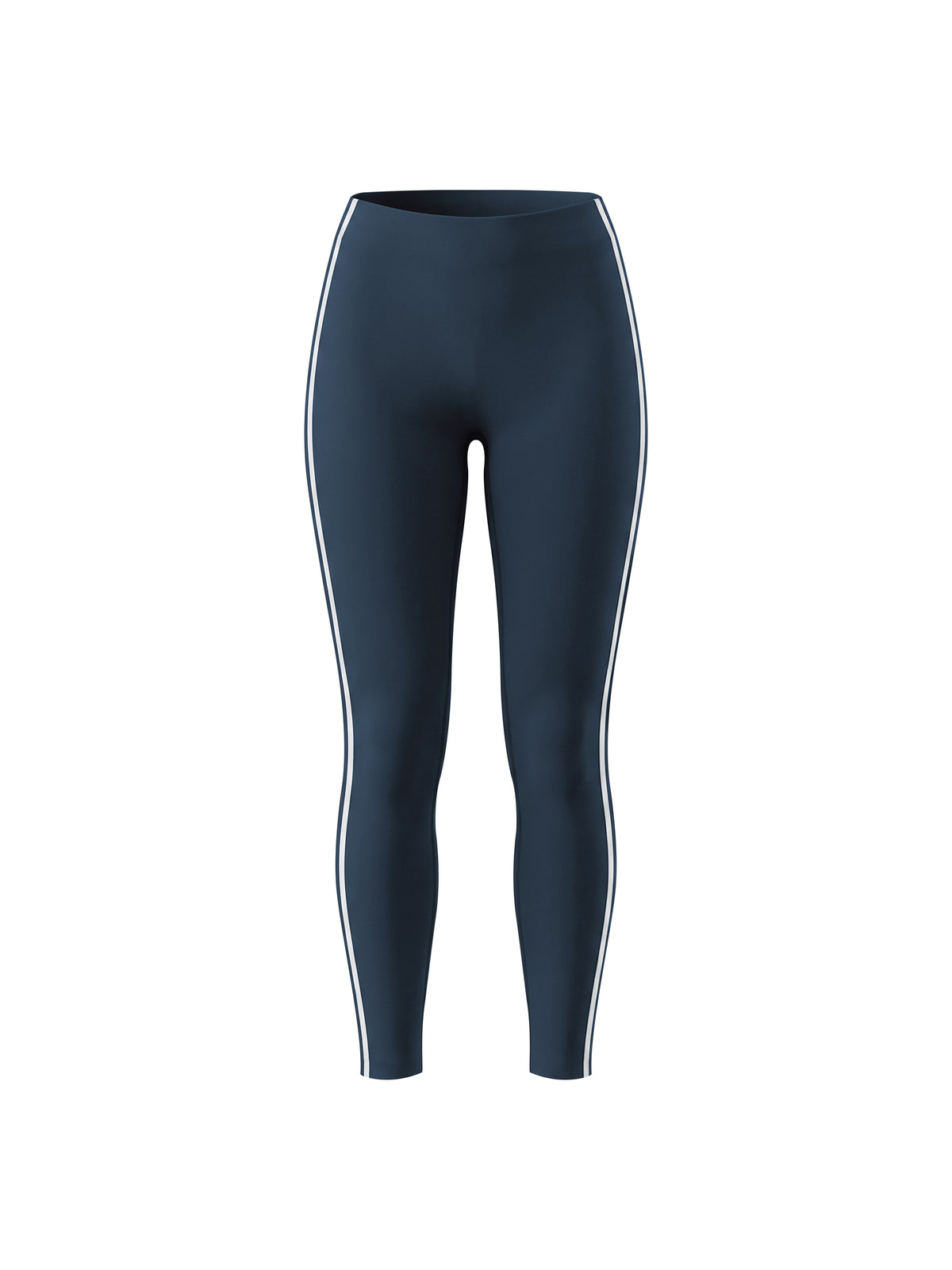 Legginsy High Rise z Lampasem – Nowrocky™ — faktura elastycznego materiału w zbliżeniu