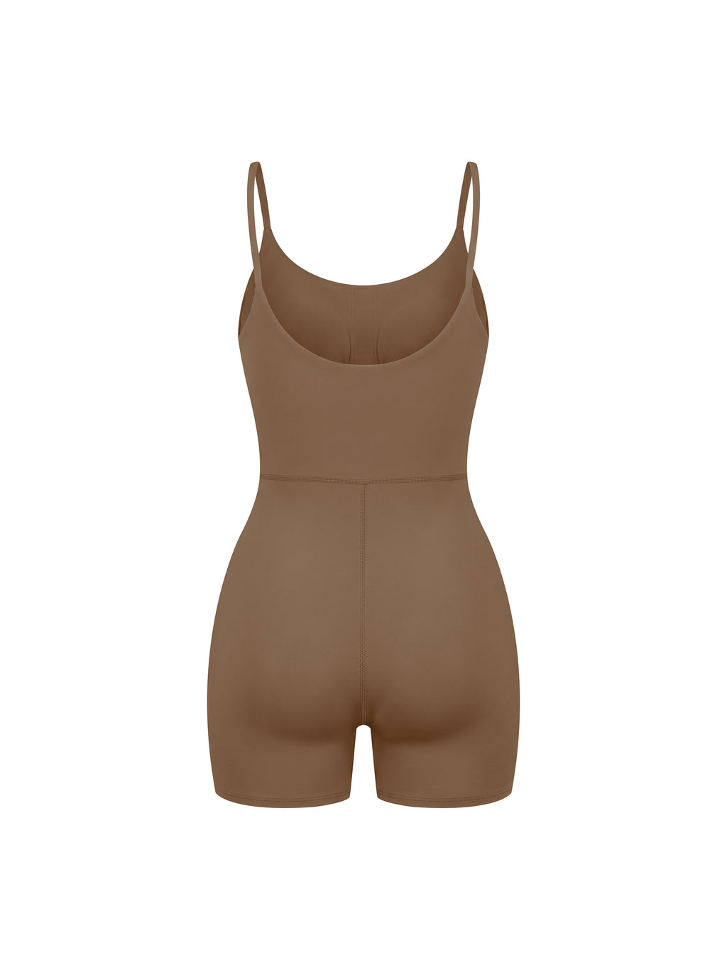 Romper Treningowy U-Neck – Nowrocky™ — wykończenie nogawki szortów, szew