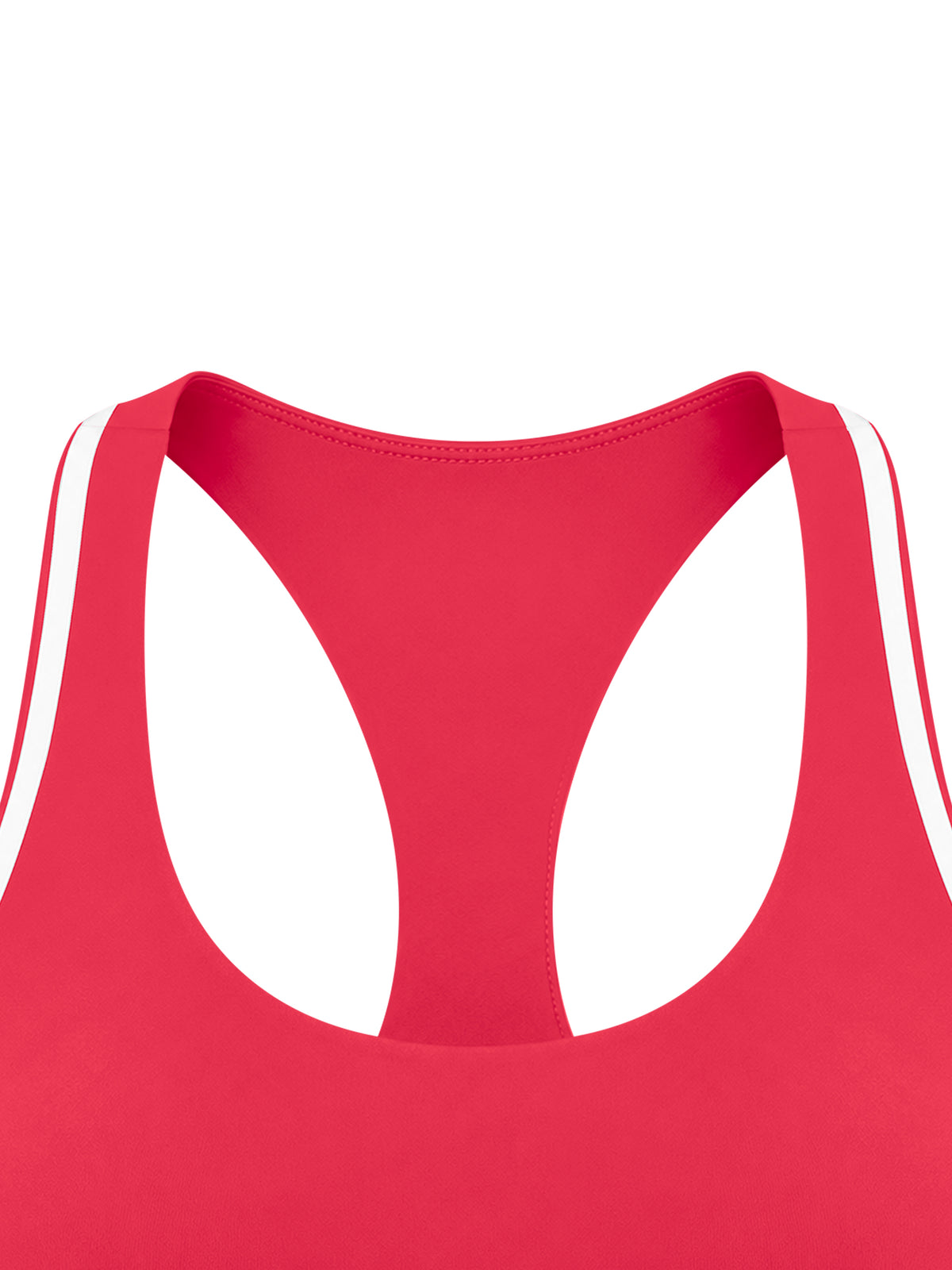 Biustonosz Sportowy Racerback Contrast Tape – Nowrocky™ — wykończenie pach i wycięcia ramion