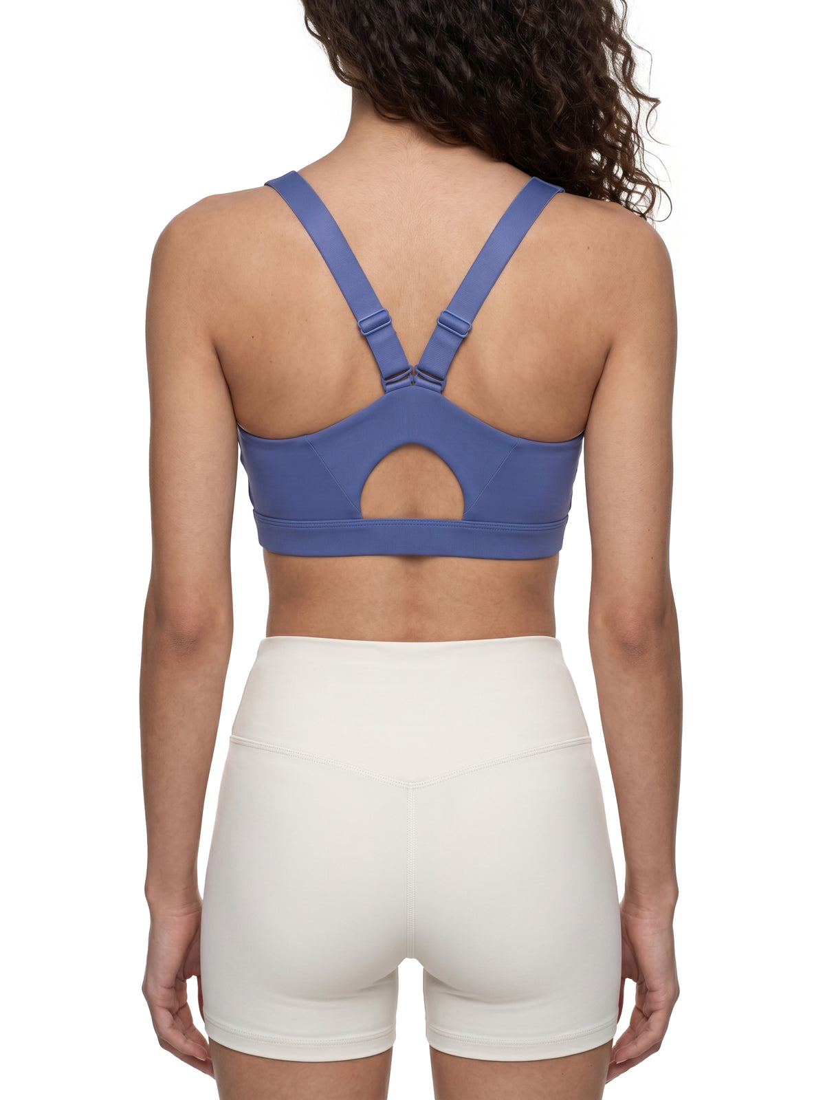 Biustonosz Sportowy Racerback Cut-Out – Nowrocky™ — wykończenie pach i wycięcia ramion