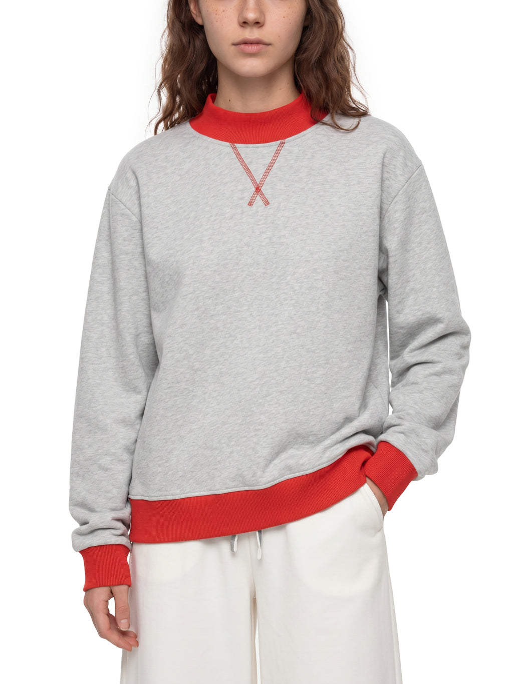 Bluza Color Block Mock Neck – Nowrocky (streetwear)