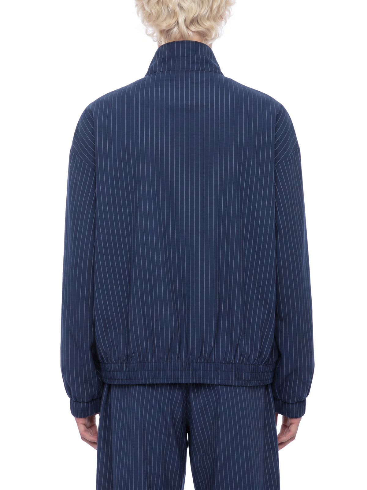 Kurtka Track Full Zip Pinstripe – Nowrocky™ — dolne wykończenie kurtki