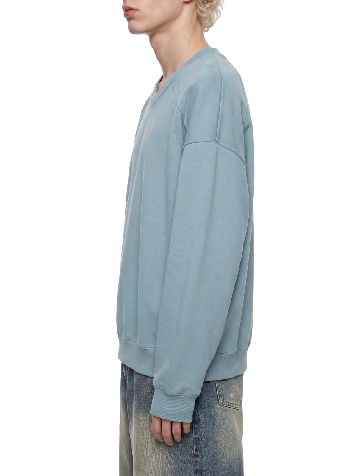 Bluza Oversize z Dekoltem V – Nowrocky (streetwear)